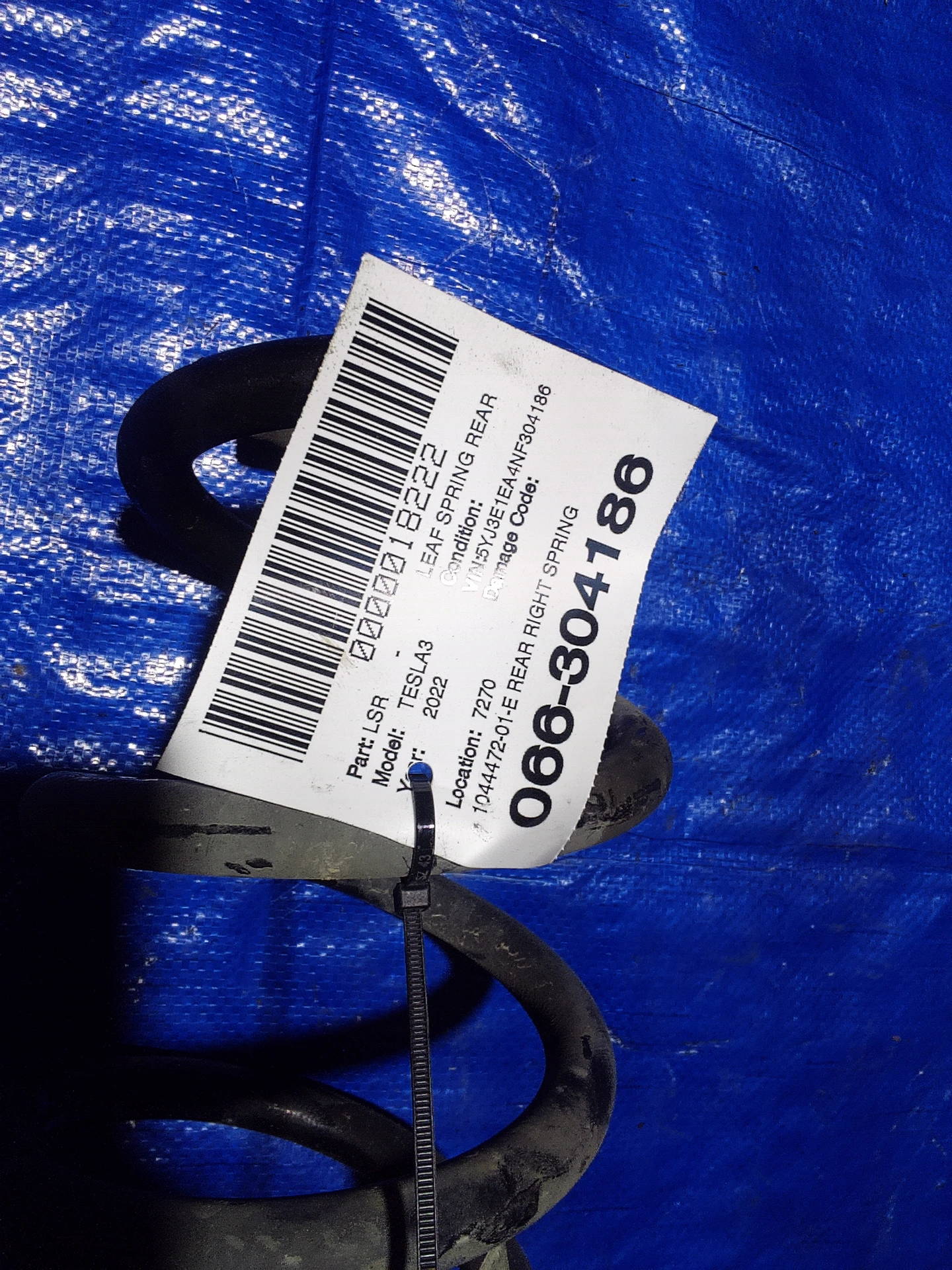 Rear Right Spring · 2