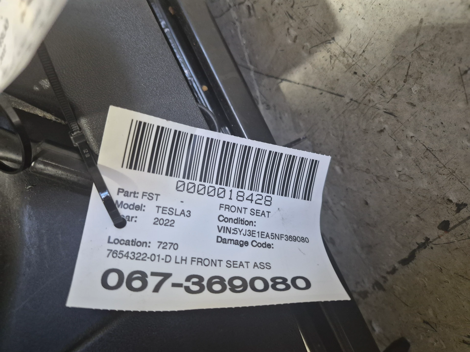 Lh Front Seat Assy · 2