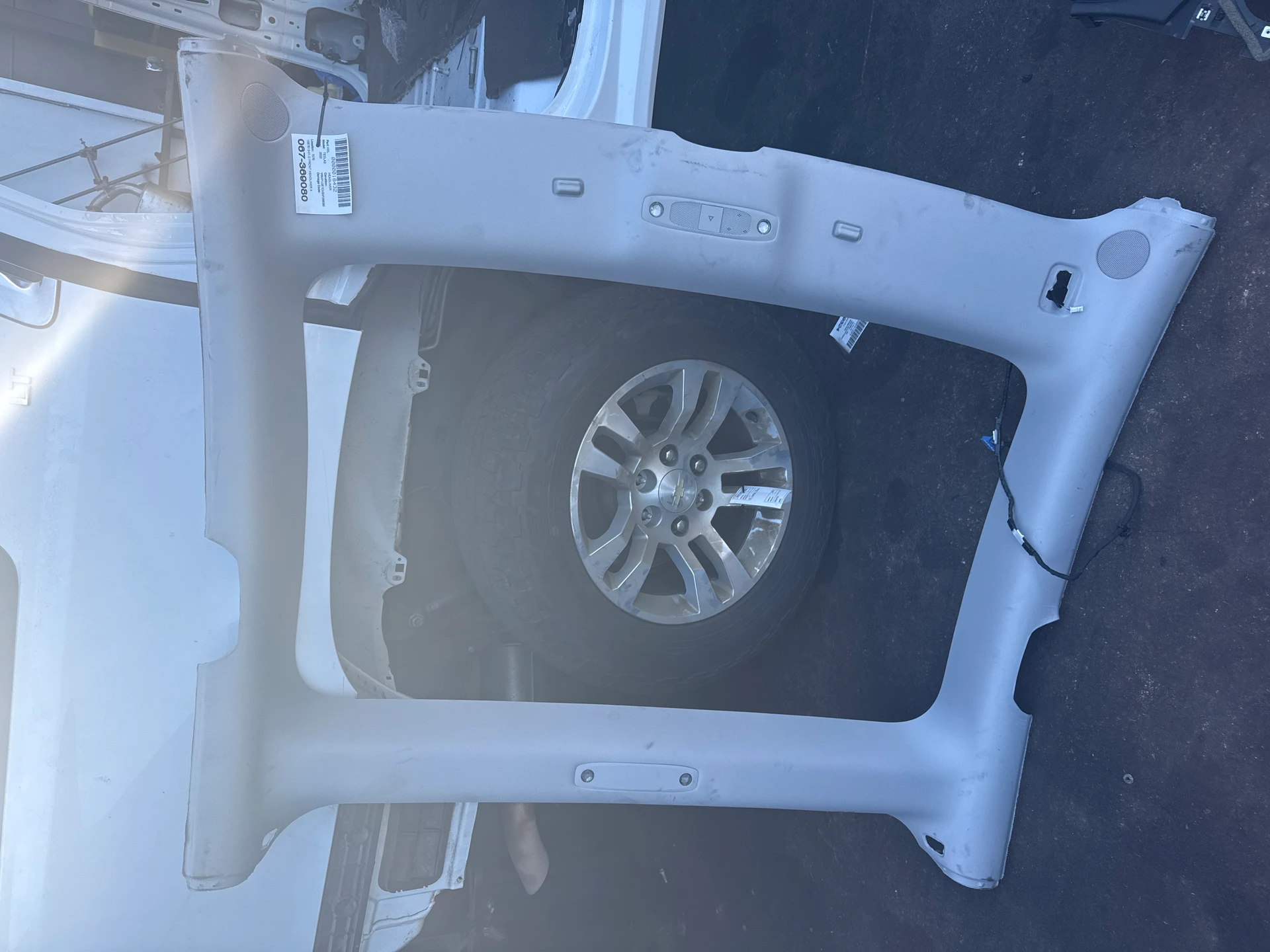 Front Headliner Assembly - Premium - Fix Glass Roof - Providence Grey · 1