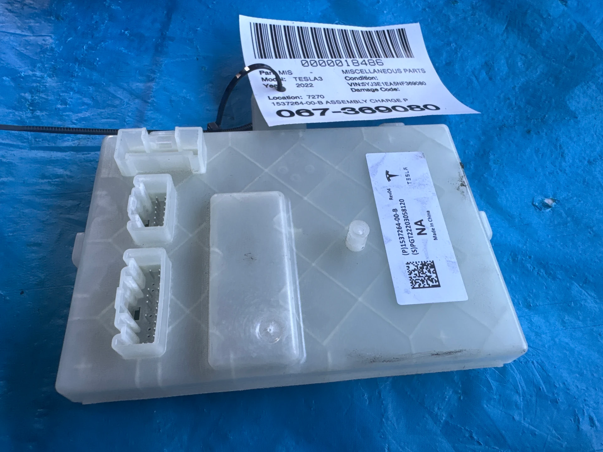 Assembly Charge Port Controller - Generation 4 - Nacs · 1