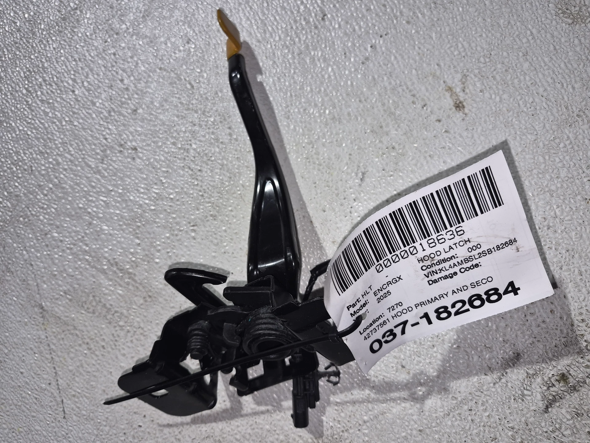 Hood Primary and Secondary Latch · 1