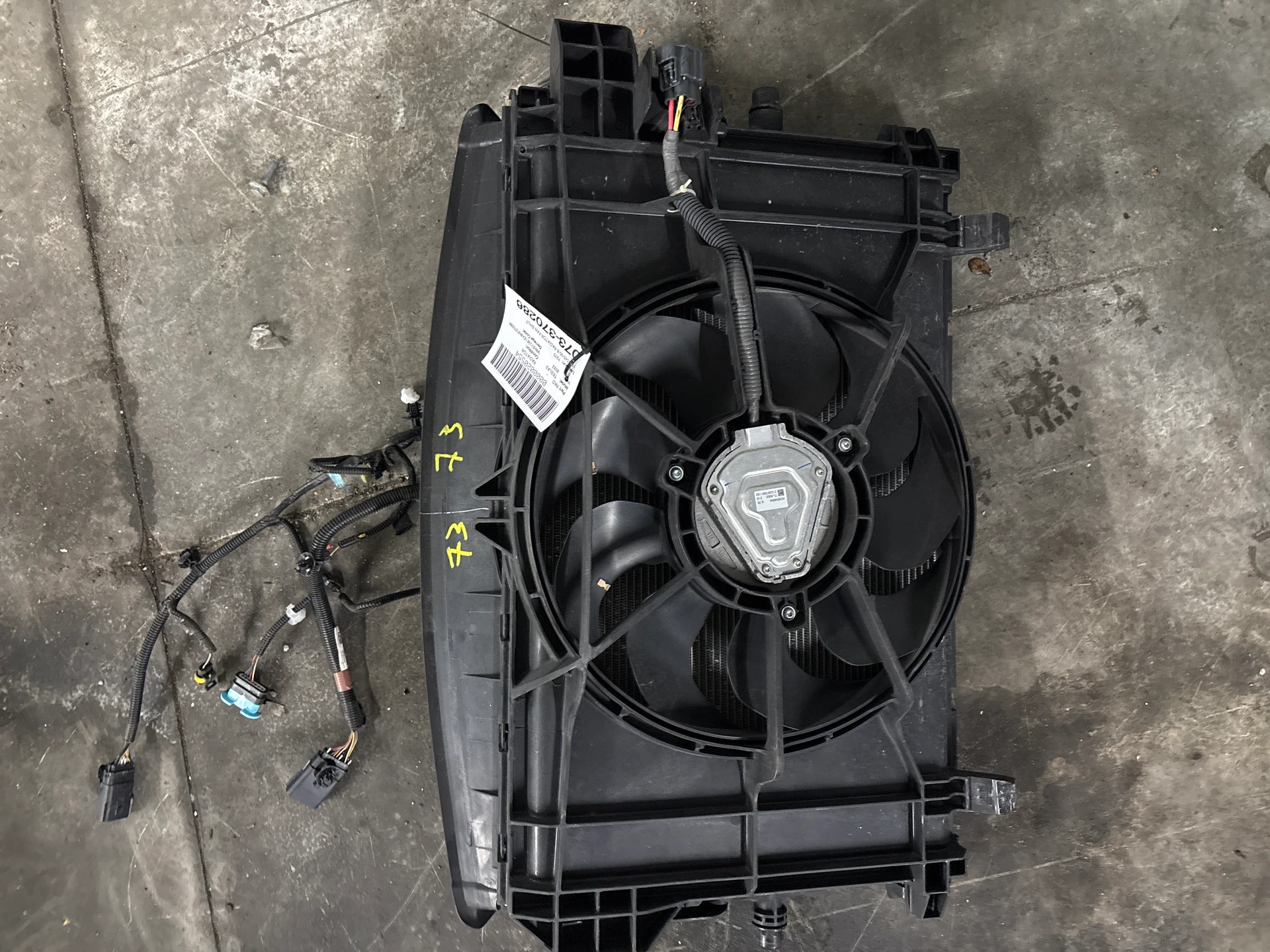 Radiator Fan Shutter Complete Assy · 1