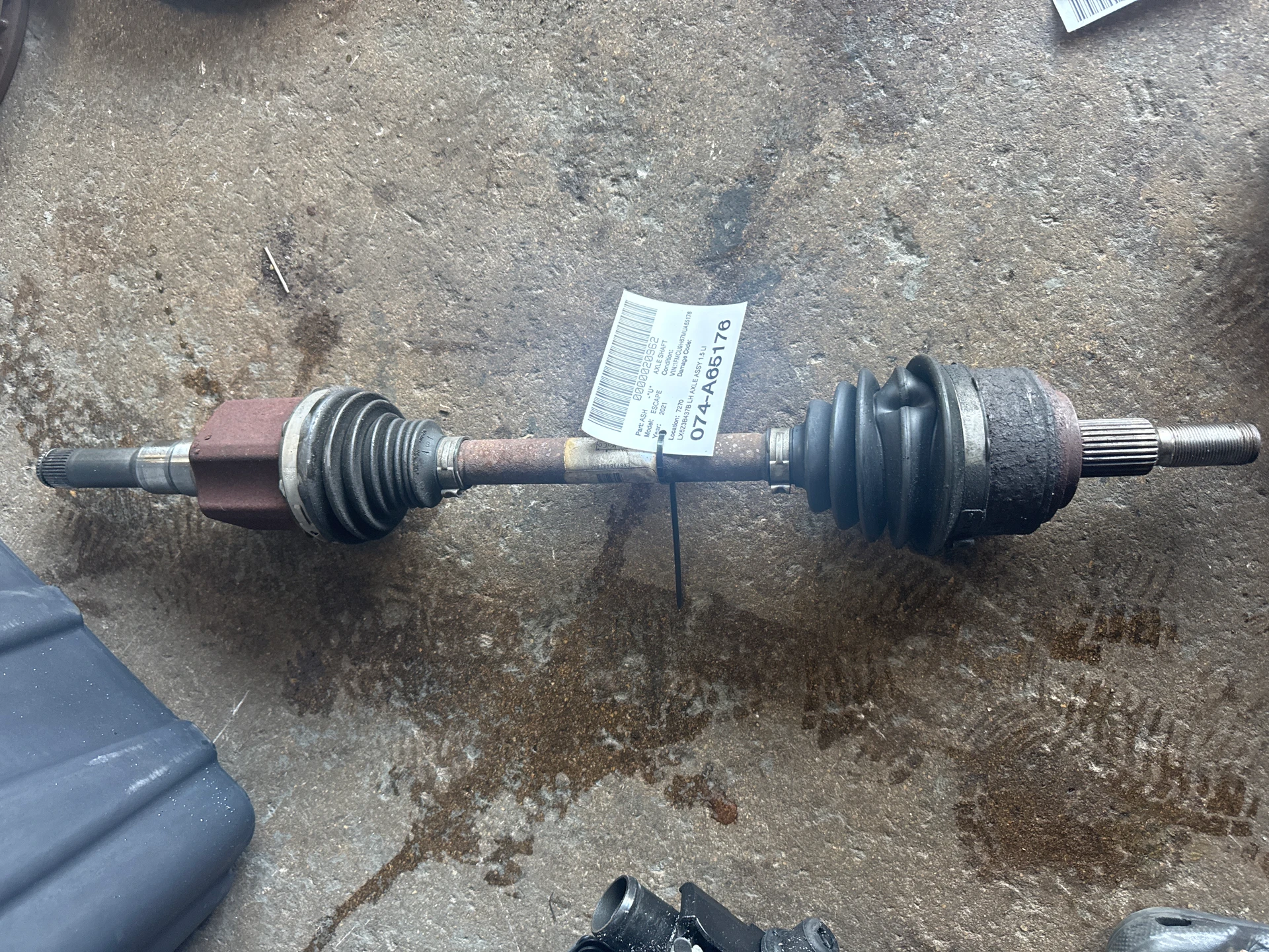 Lh Axle Assy 1.5 Liter · 1