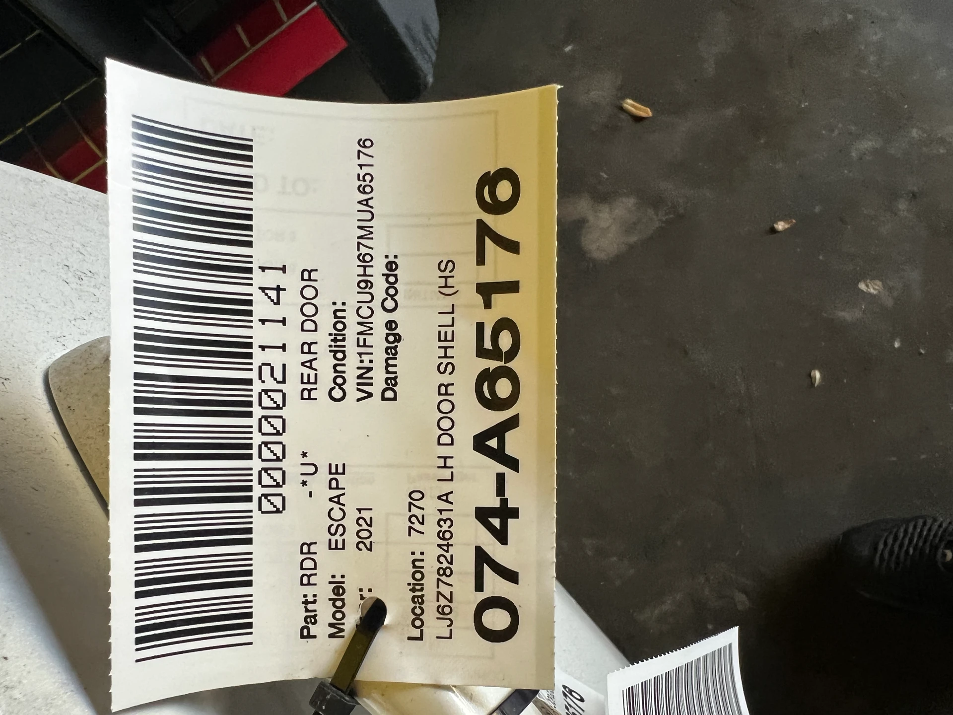 Lh Door Glass Ford Green Tint · 3