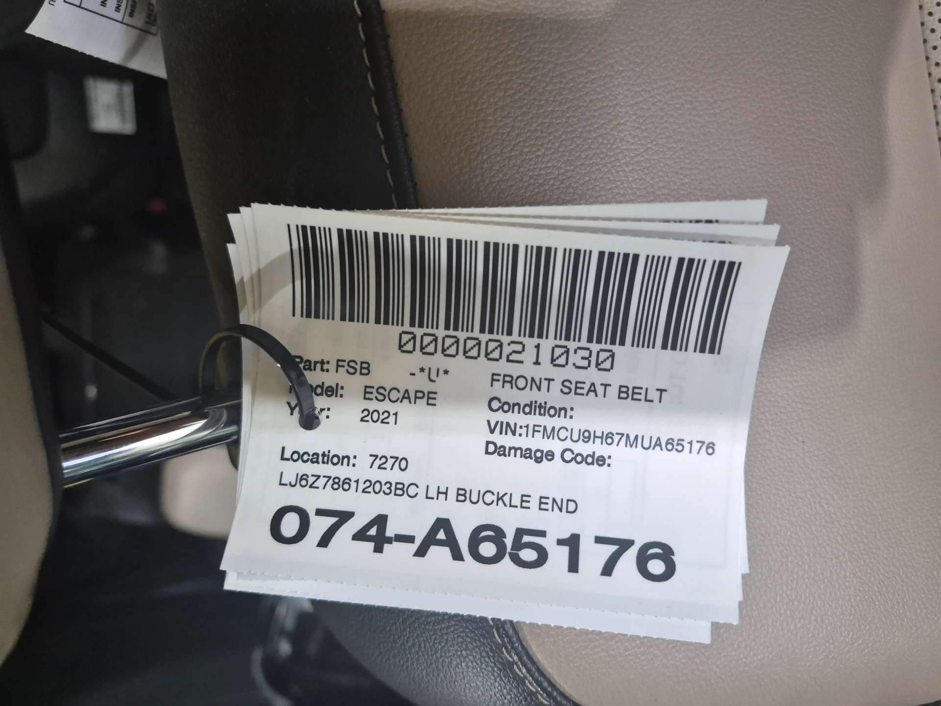 Lh Buckle End · 3