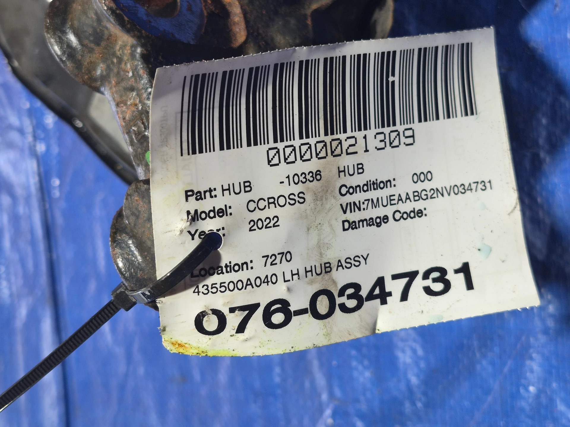 Lh Hub Assy · 2