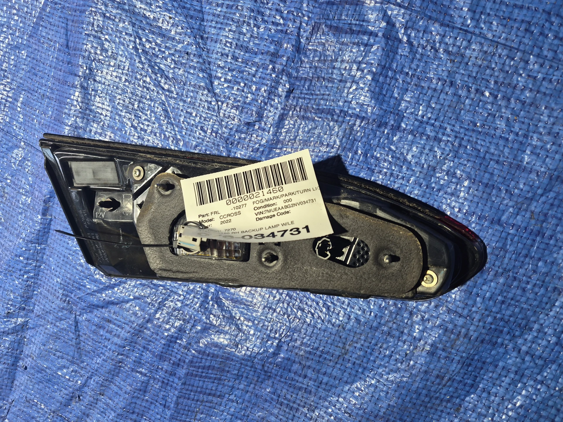 Rh Backup Lamp W/led · 2