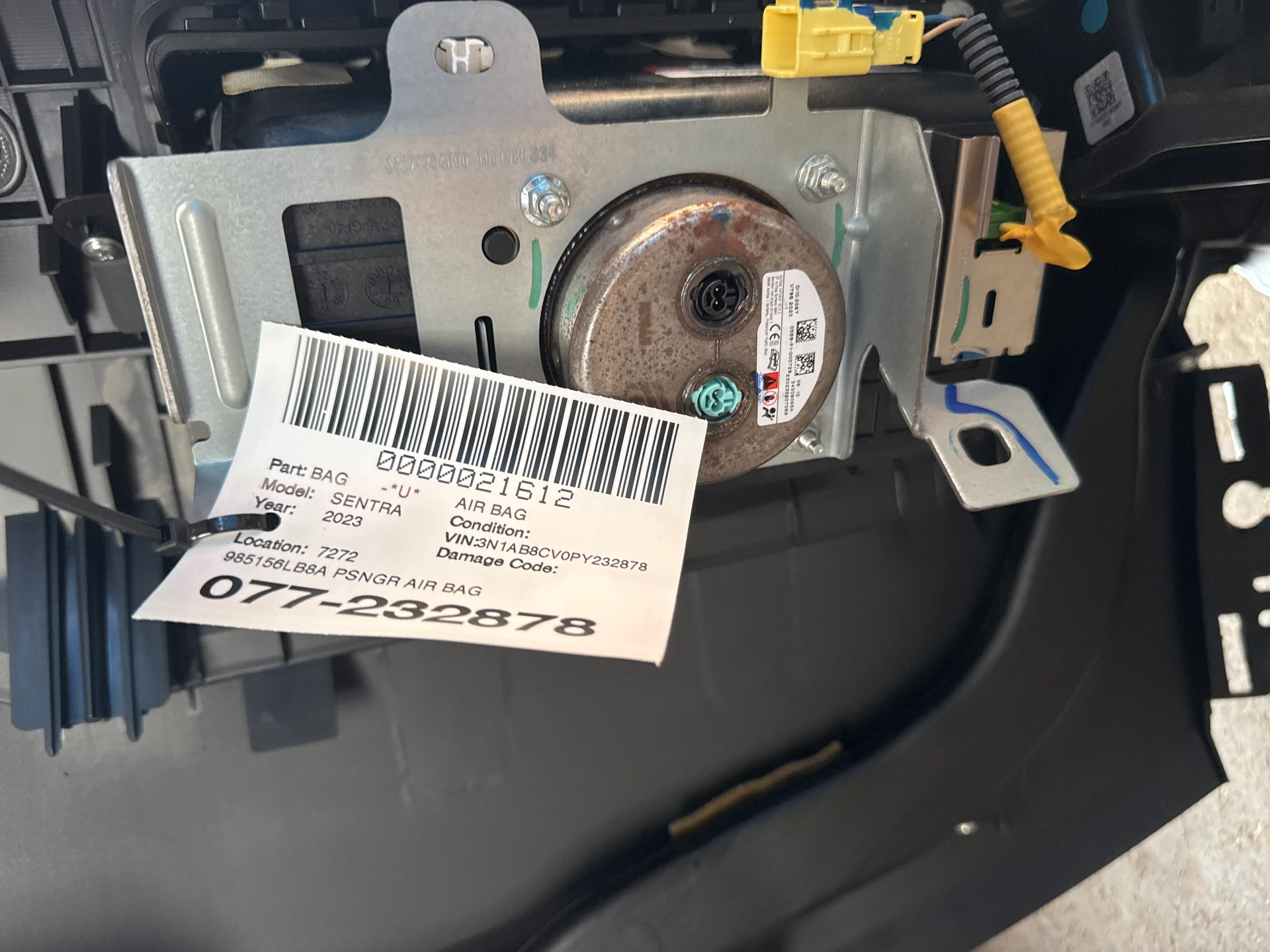 Psngr Air Bag · 1