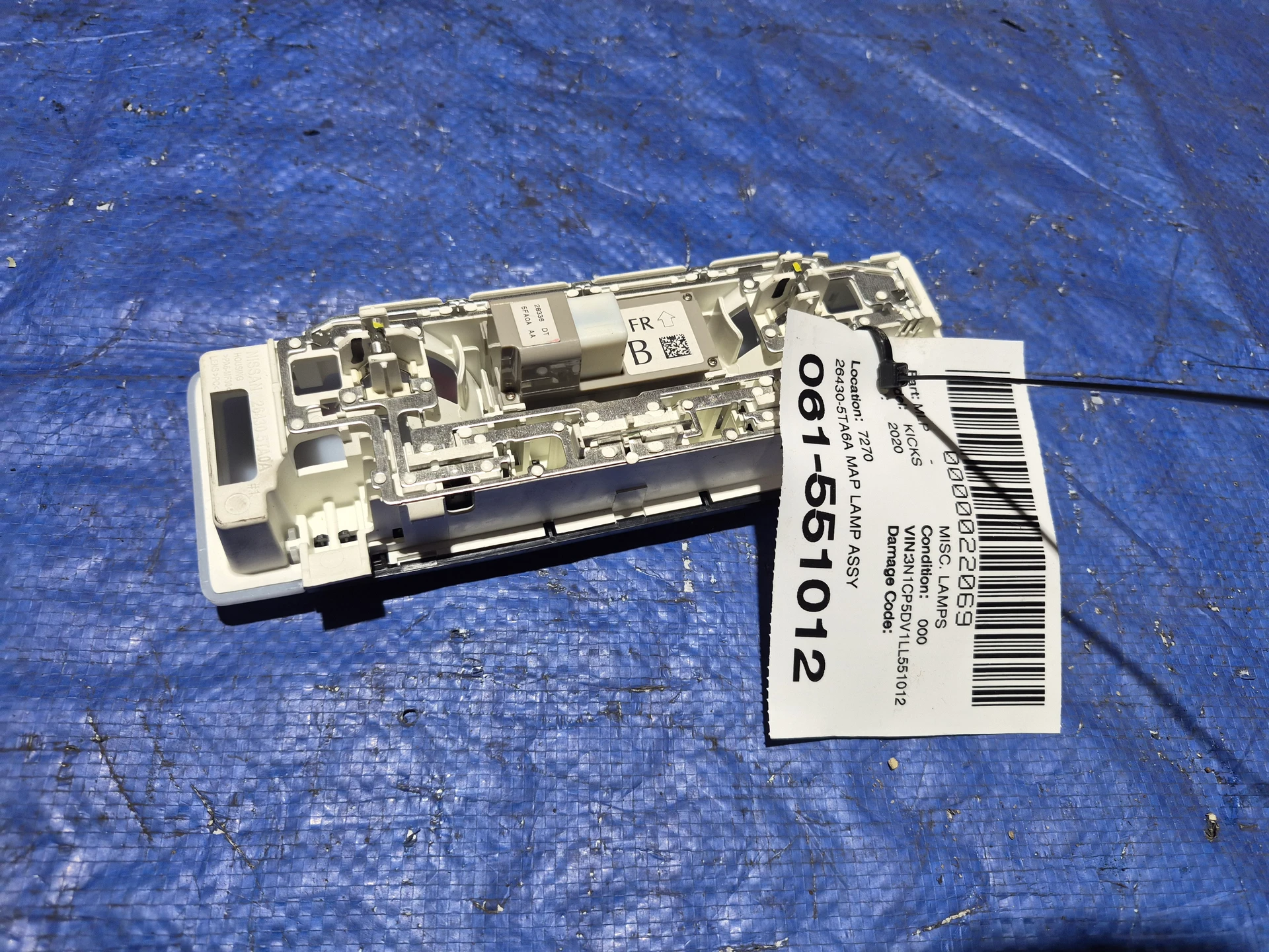 Map Lamp Assy · 1