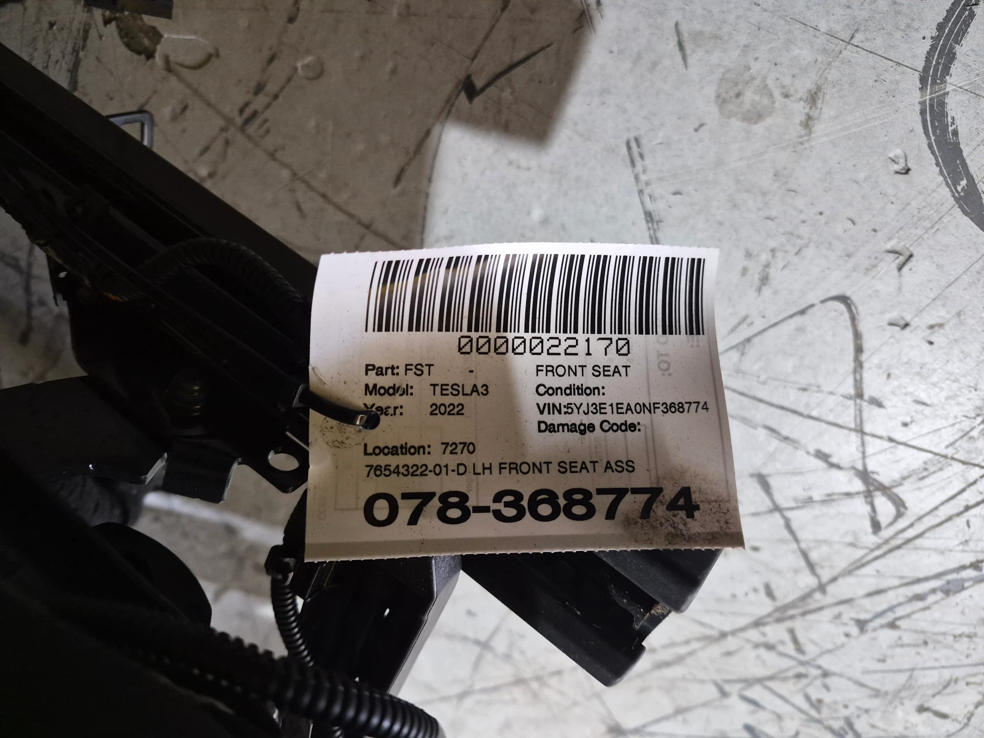 Lh Front Seat Assy · 2
