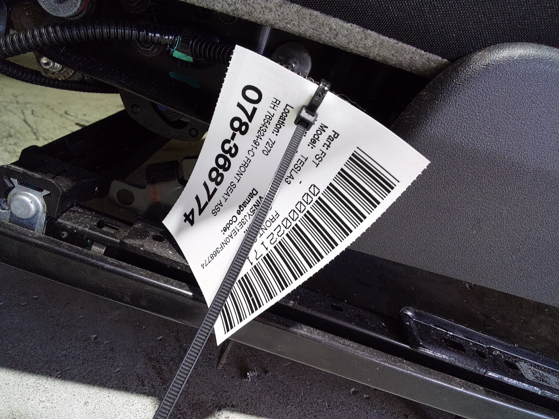 Rh Front Seat Assy · 2