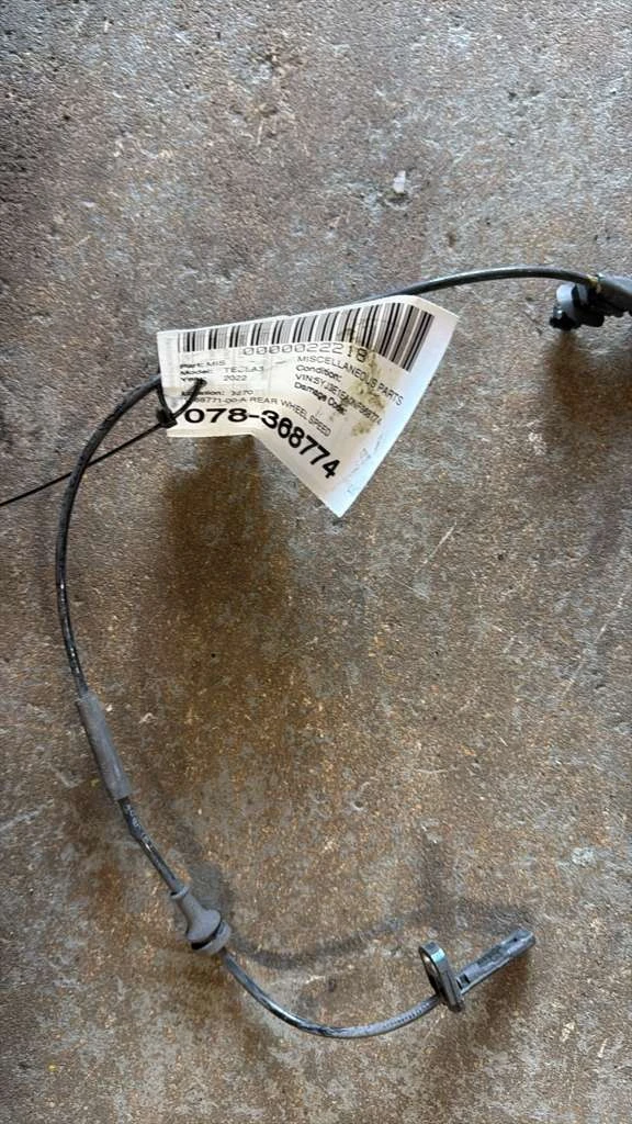 Rear Wheel Speed Sensor · 1