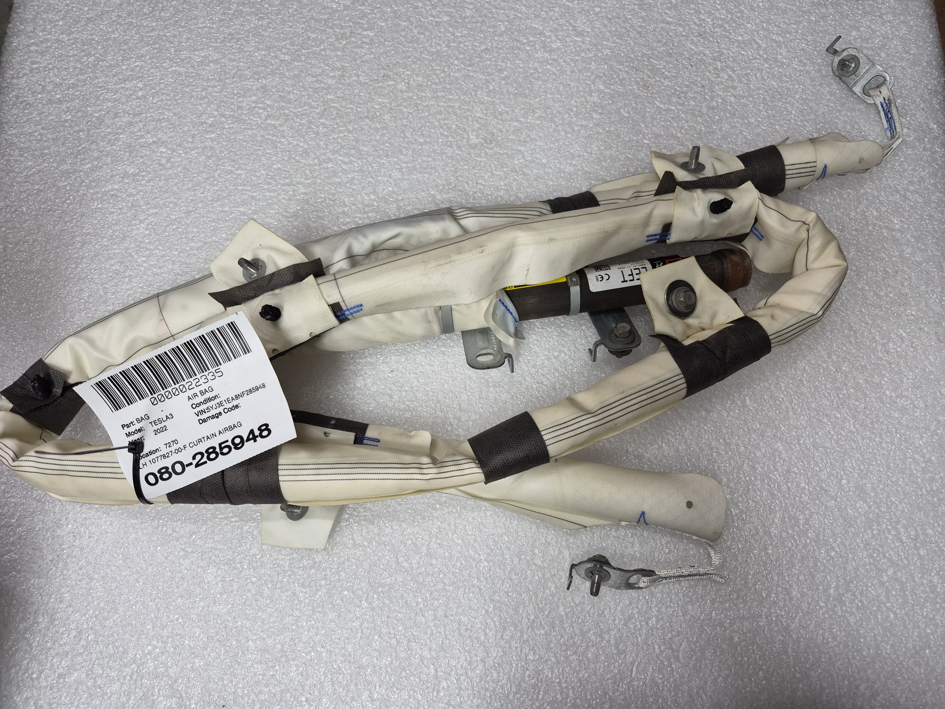 Lh Curtain Airbag · 1
