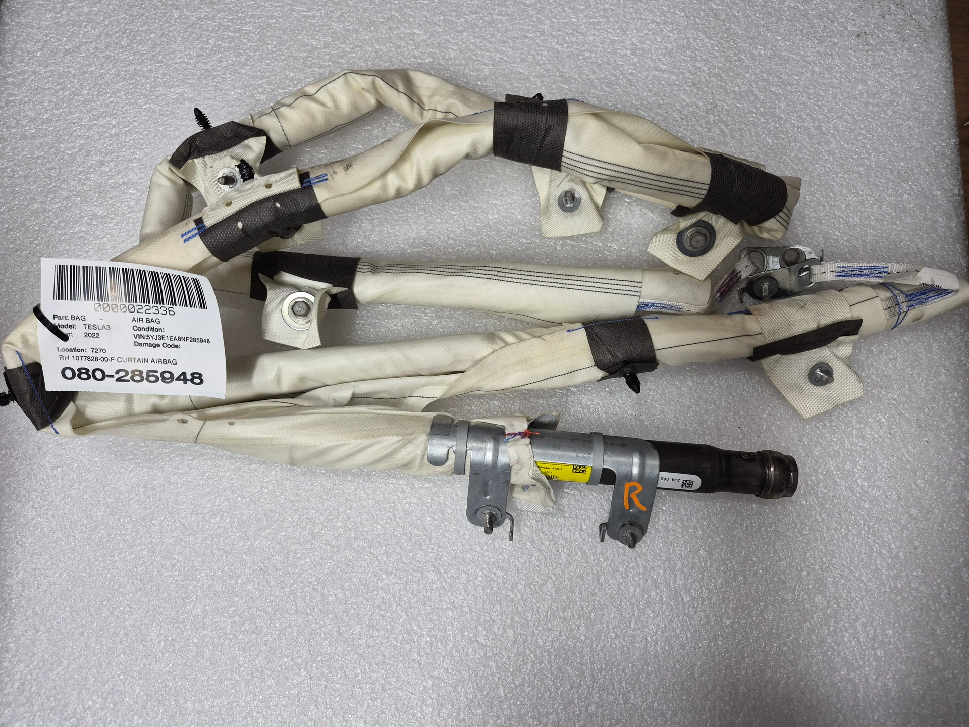 Rh Curtain Airbag · 1