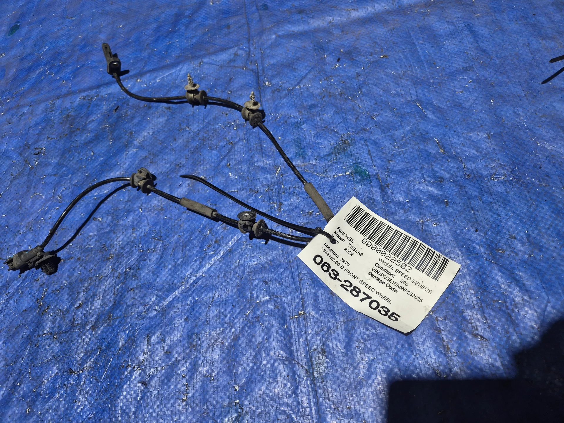 Front Speed Wheel Sensor · 1