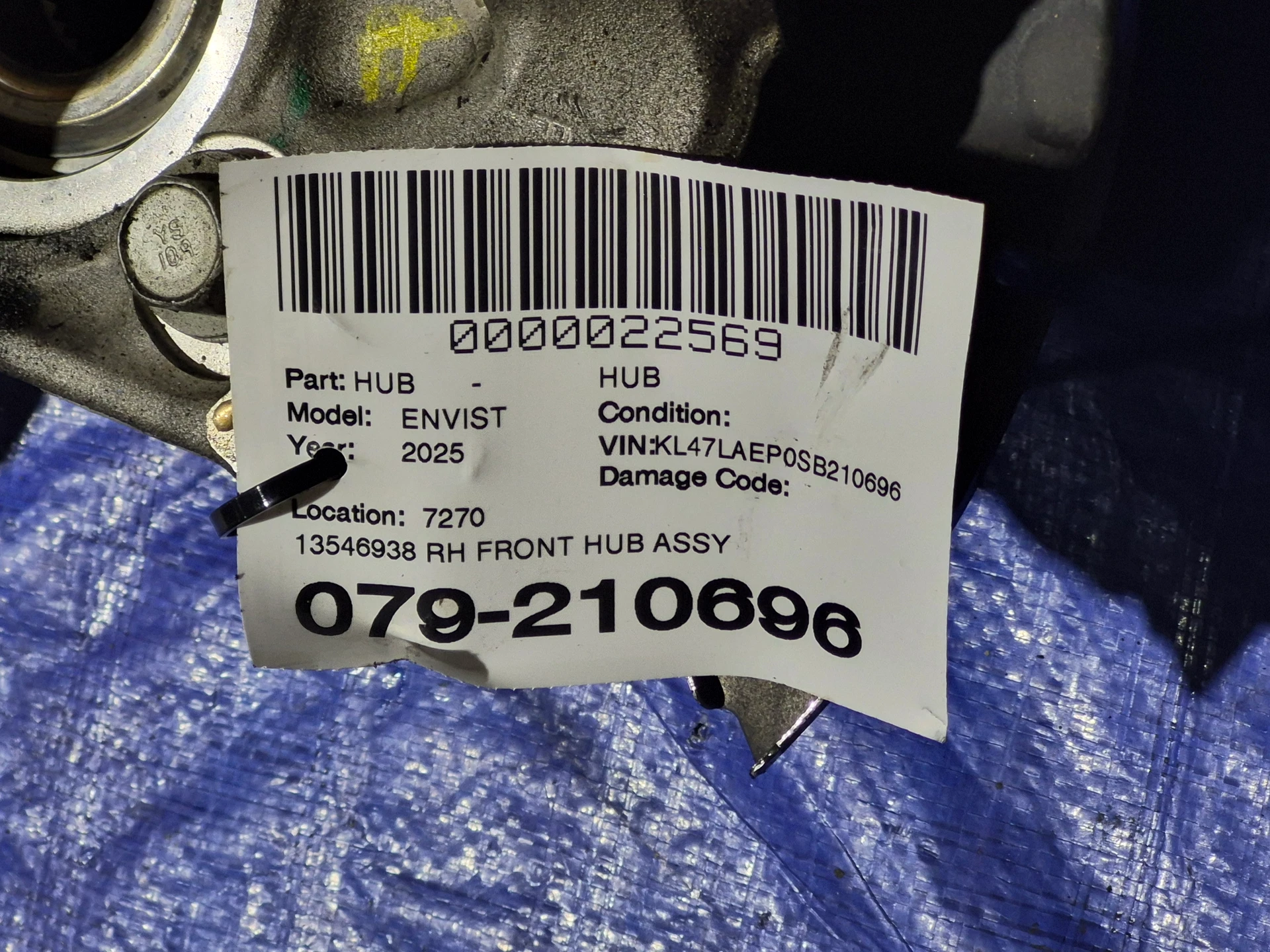 Rh Front Hub Assy · 2