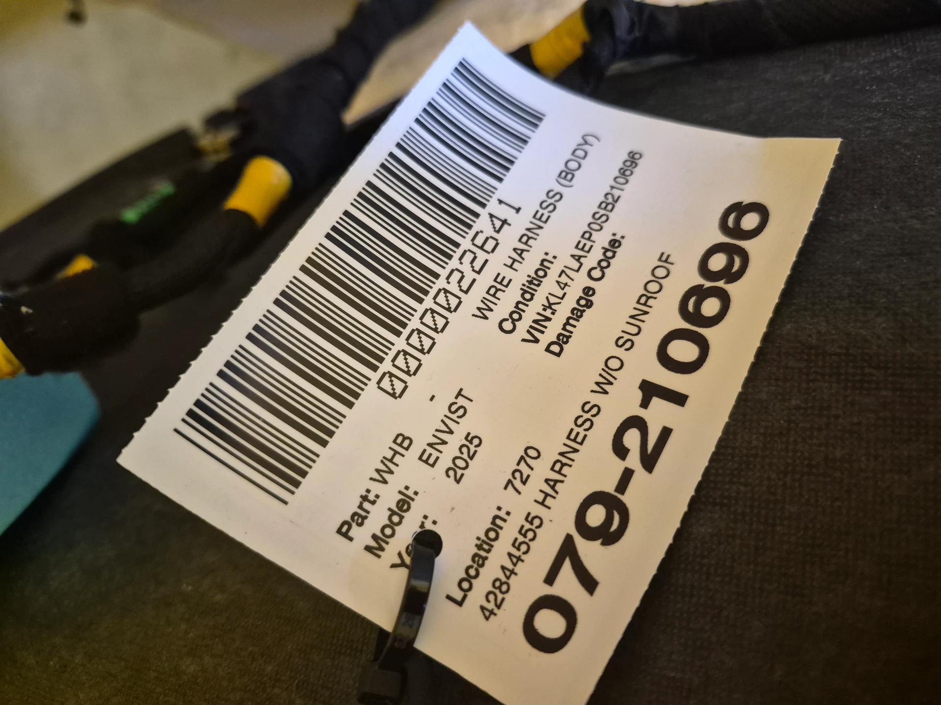 Harness w/o Sunroof · 3