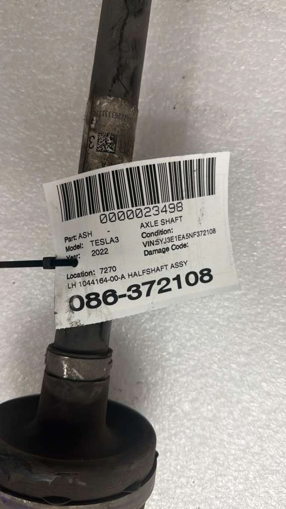 Lh Halfshaft Assy Rear · 2