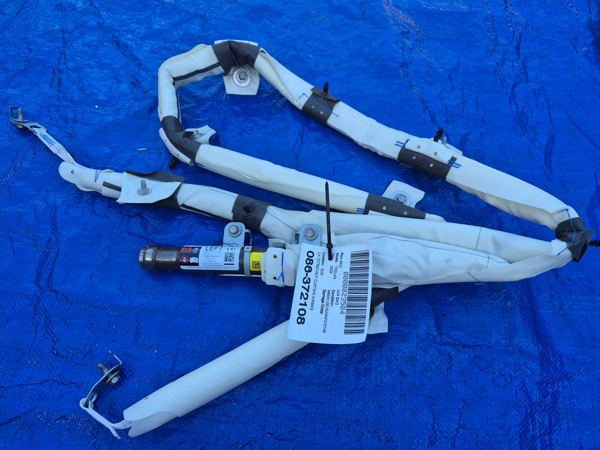 Lh Curtain Airbag · 1