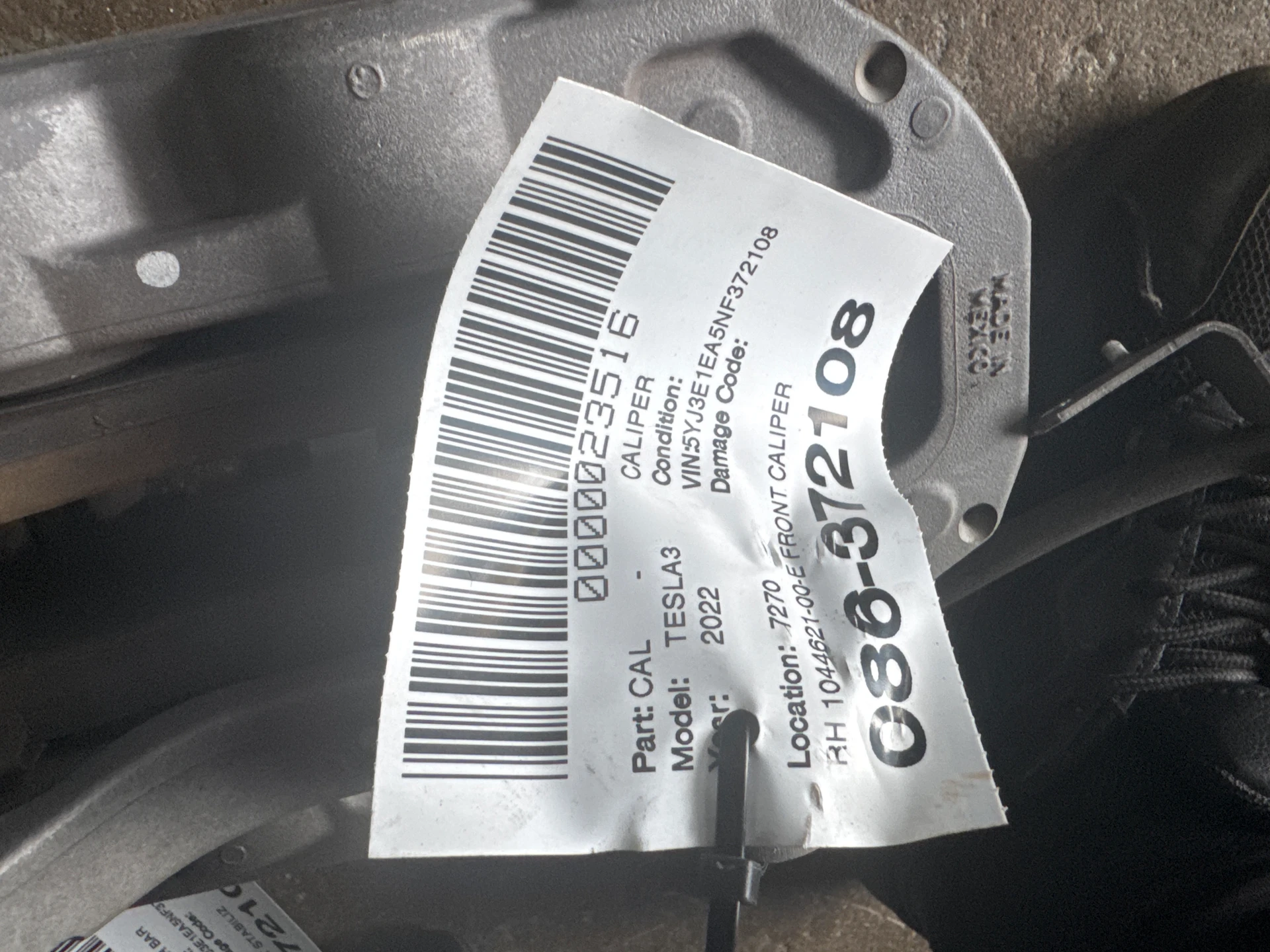 Rh Front Caliper · 2