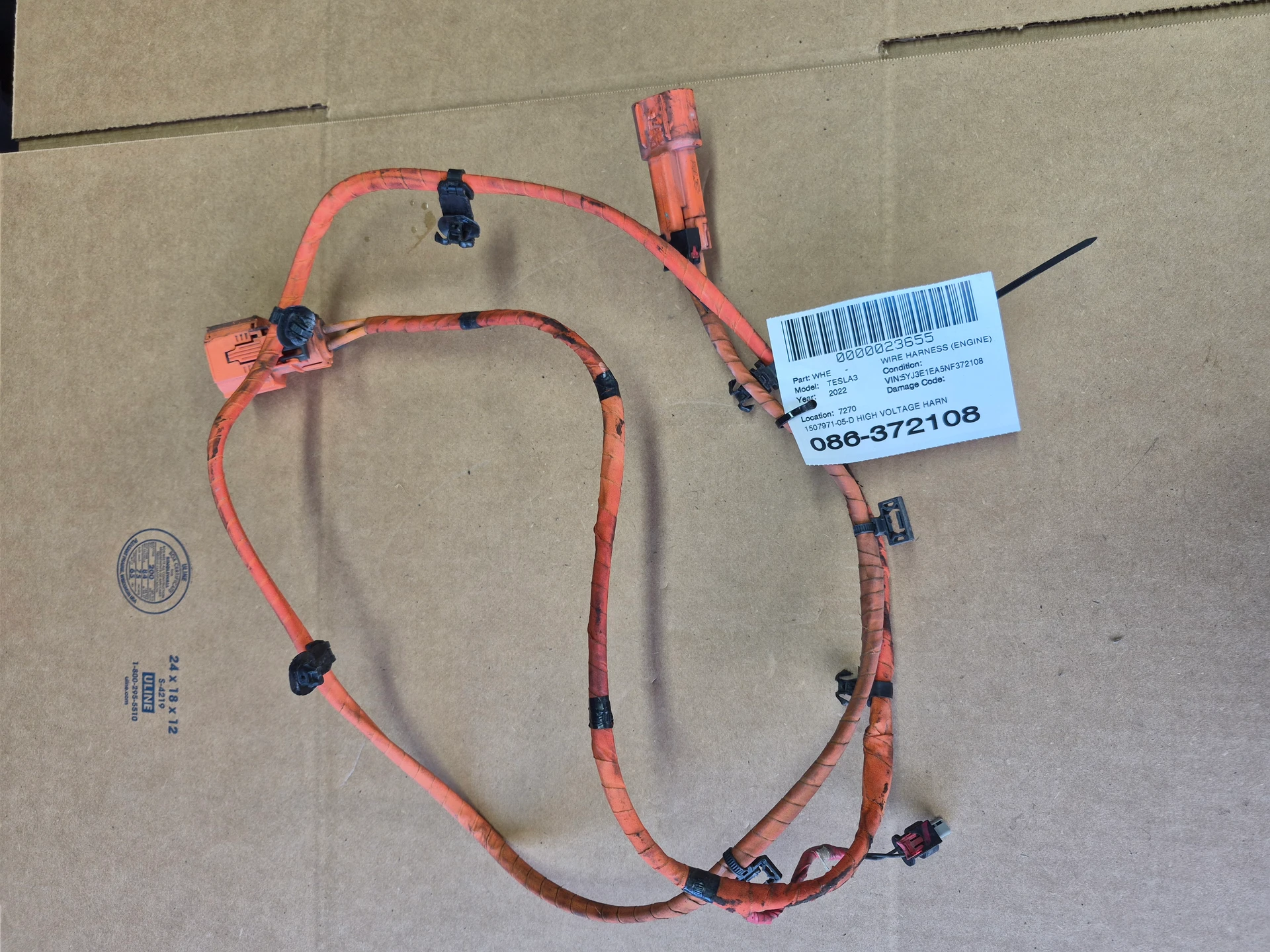 High Voltage Harness- Heat Pump · 1