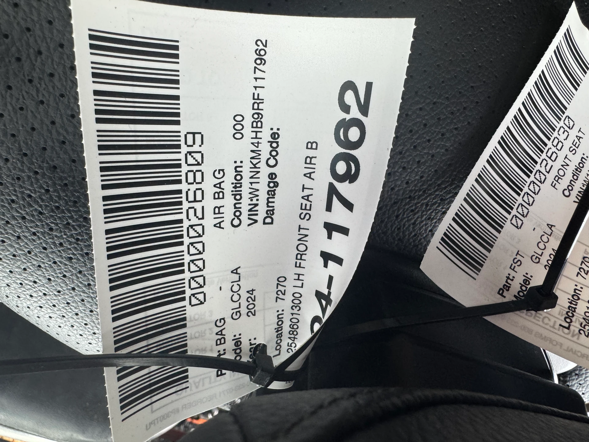 Lh Front Seat Air Bag · 2