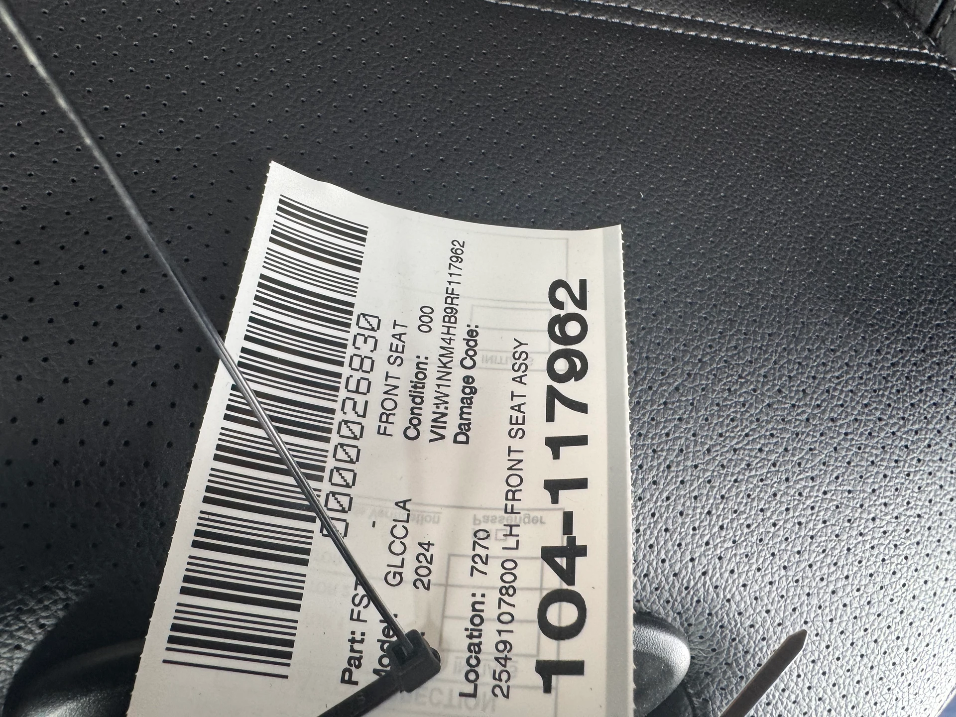 Lh Front Seat Assy · 2