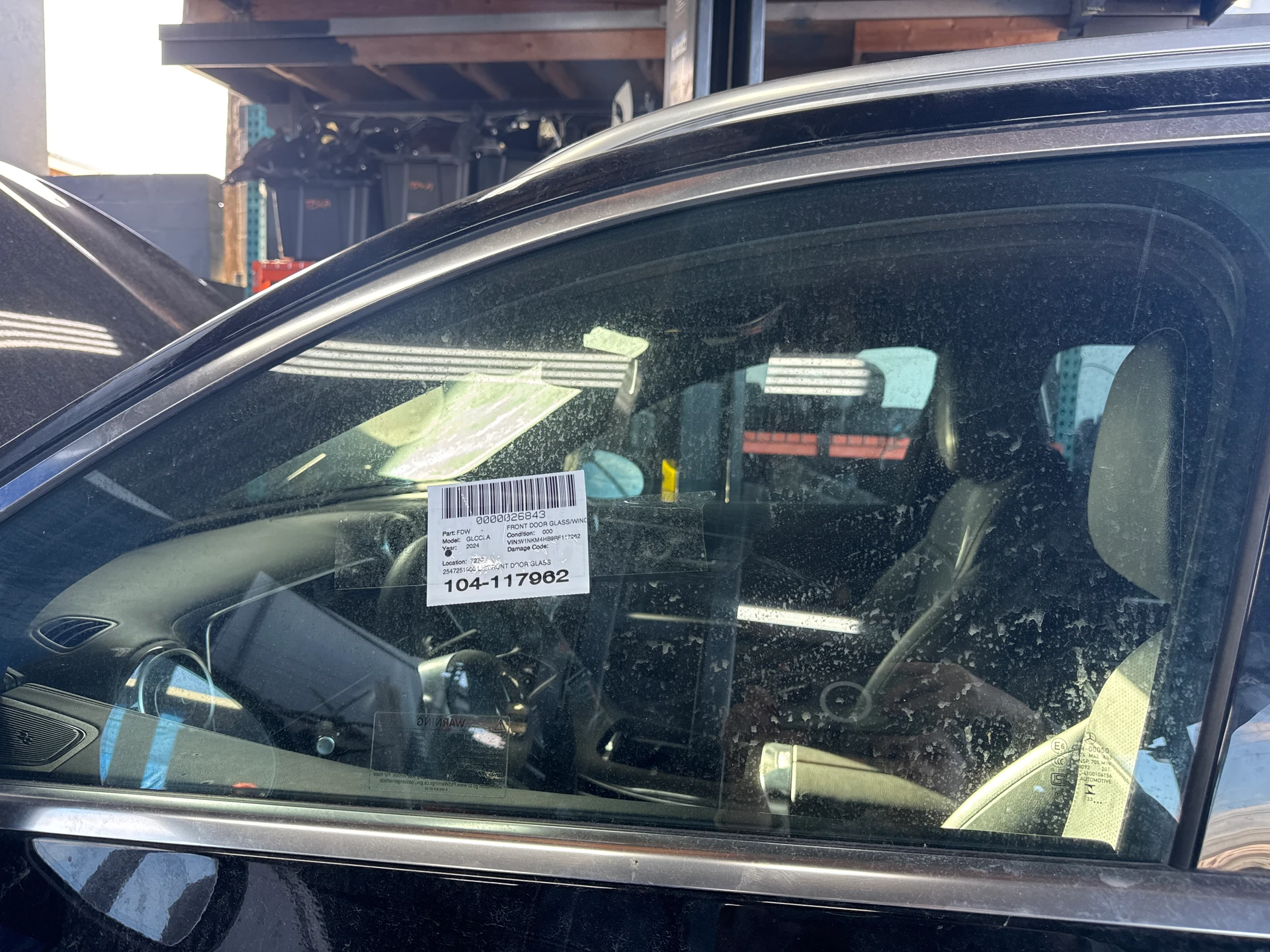 Lh Front Door Glass · 1