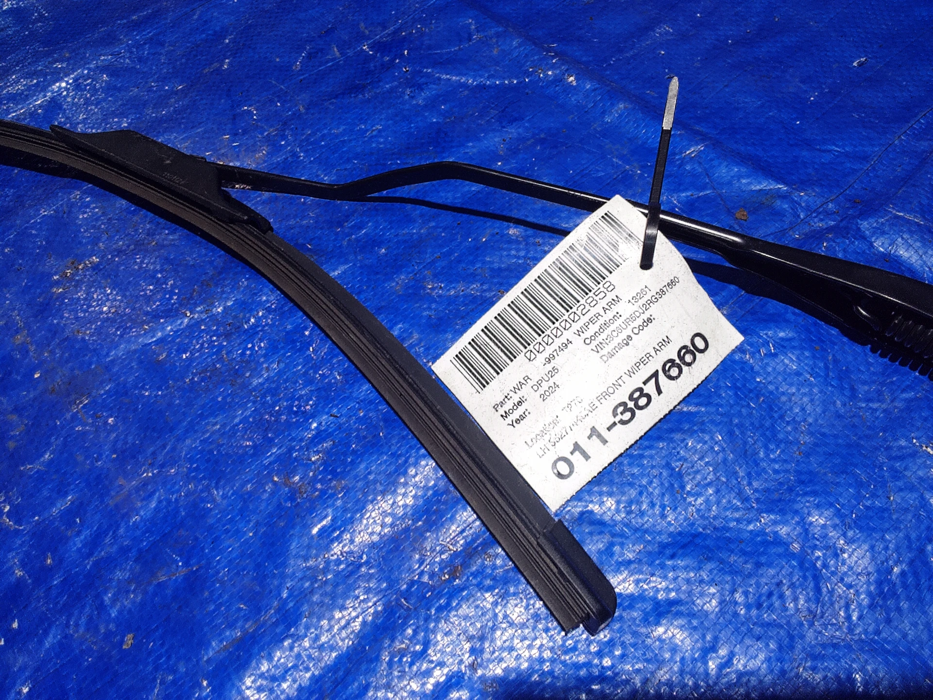 Lh Front Wiper Arm · 2