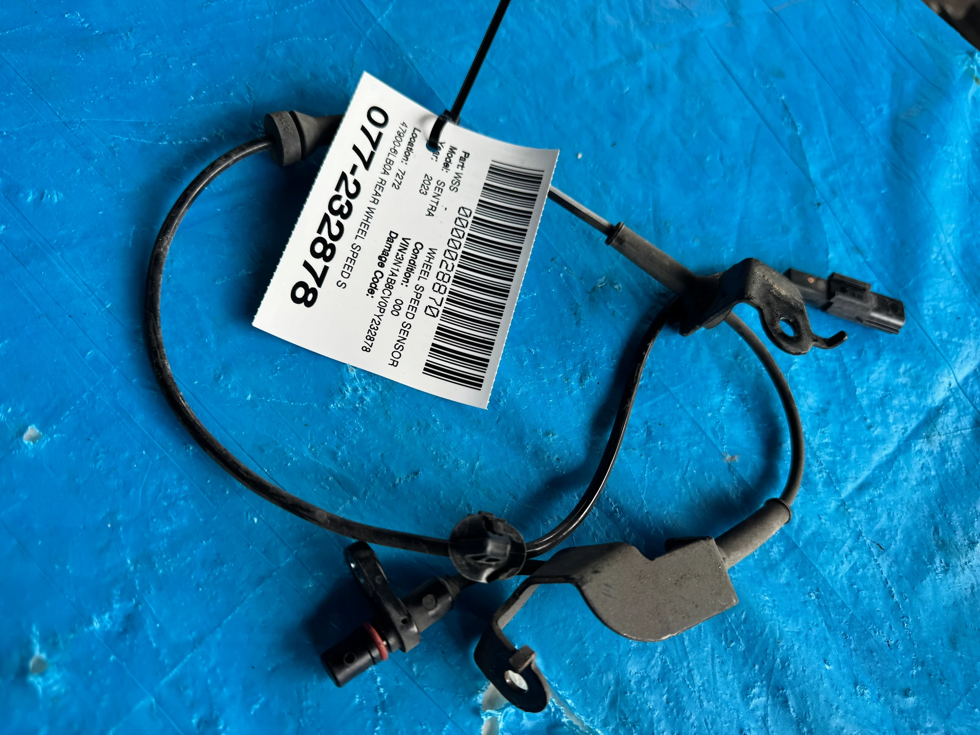 Rear Wheel Speed Sensor · 1