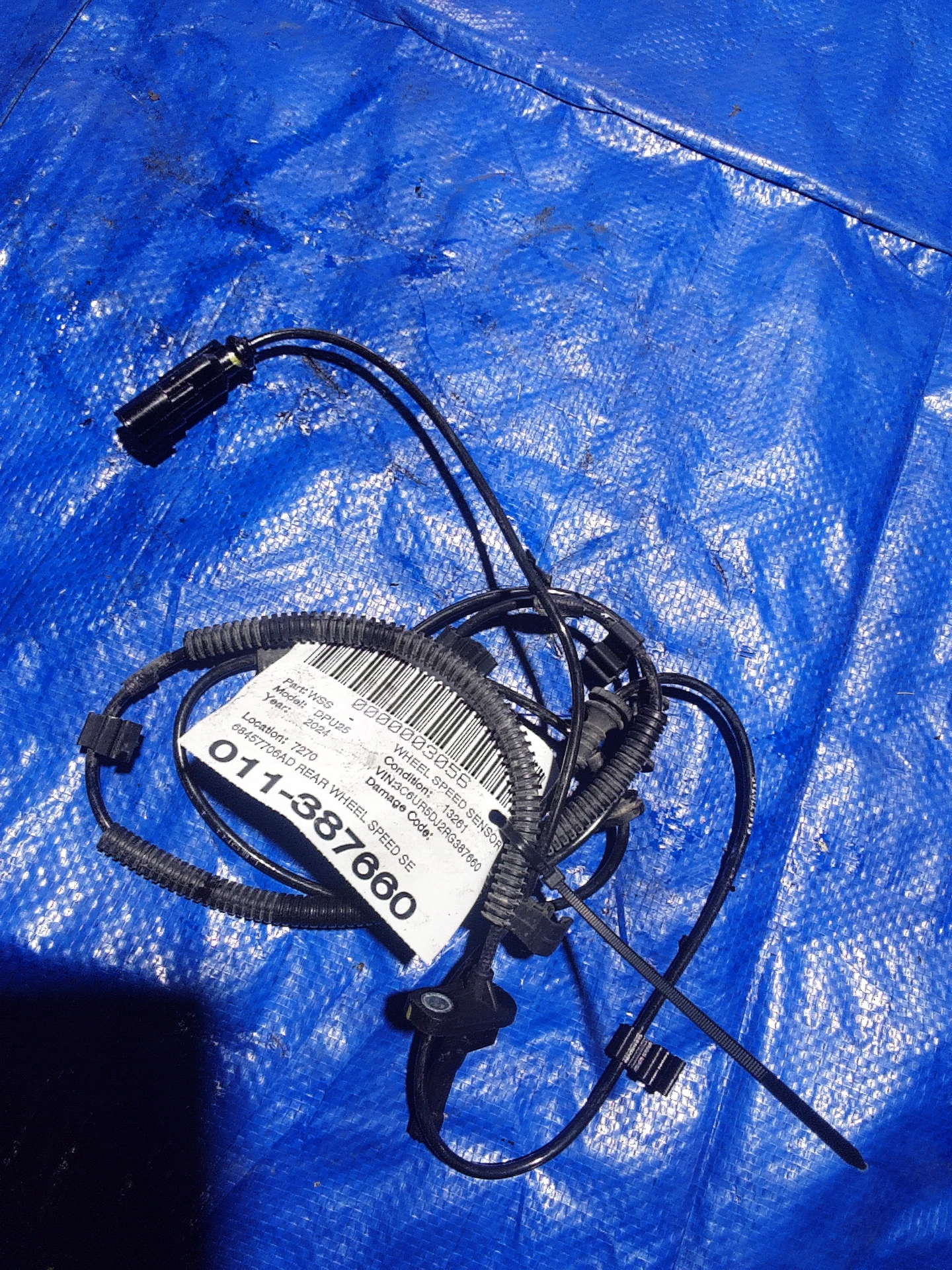 Rear Wheel Speed Sensors · 1