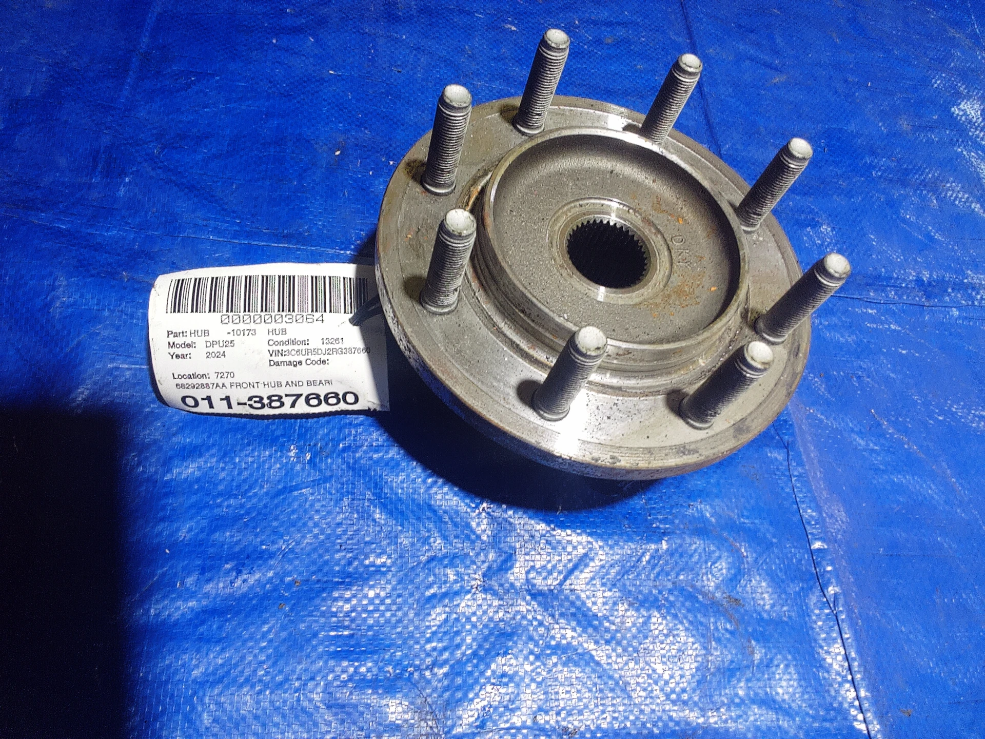 Front Hub and Bearing · 1