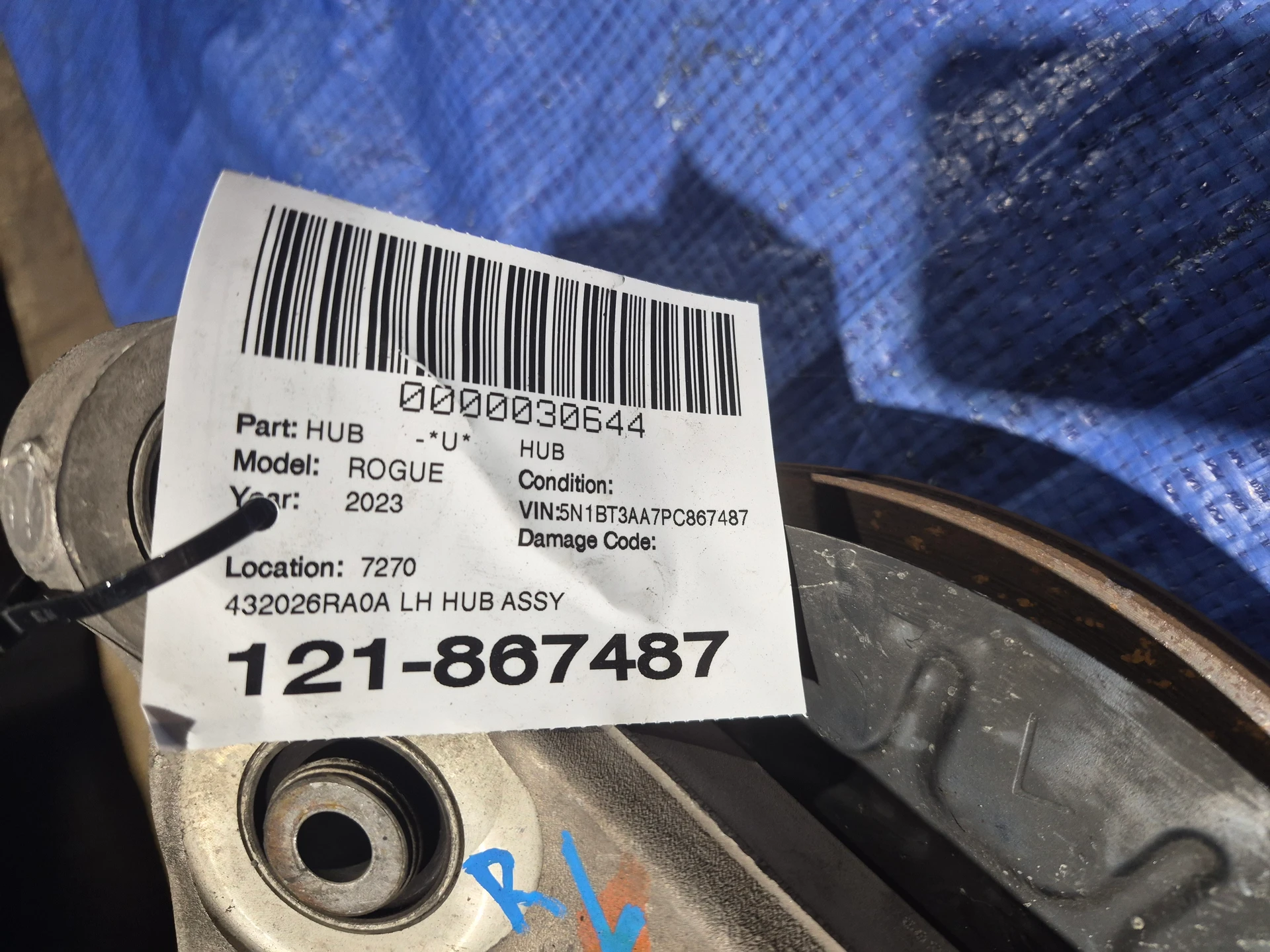 Lh Hub Assy · 2