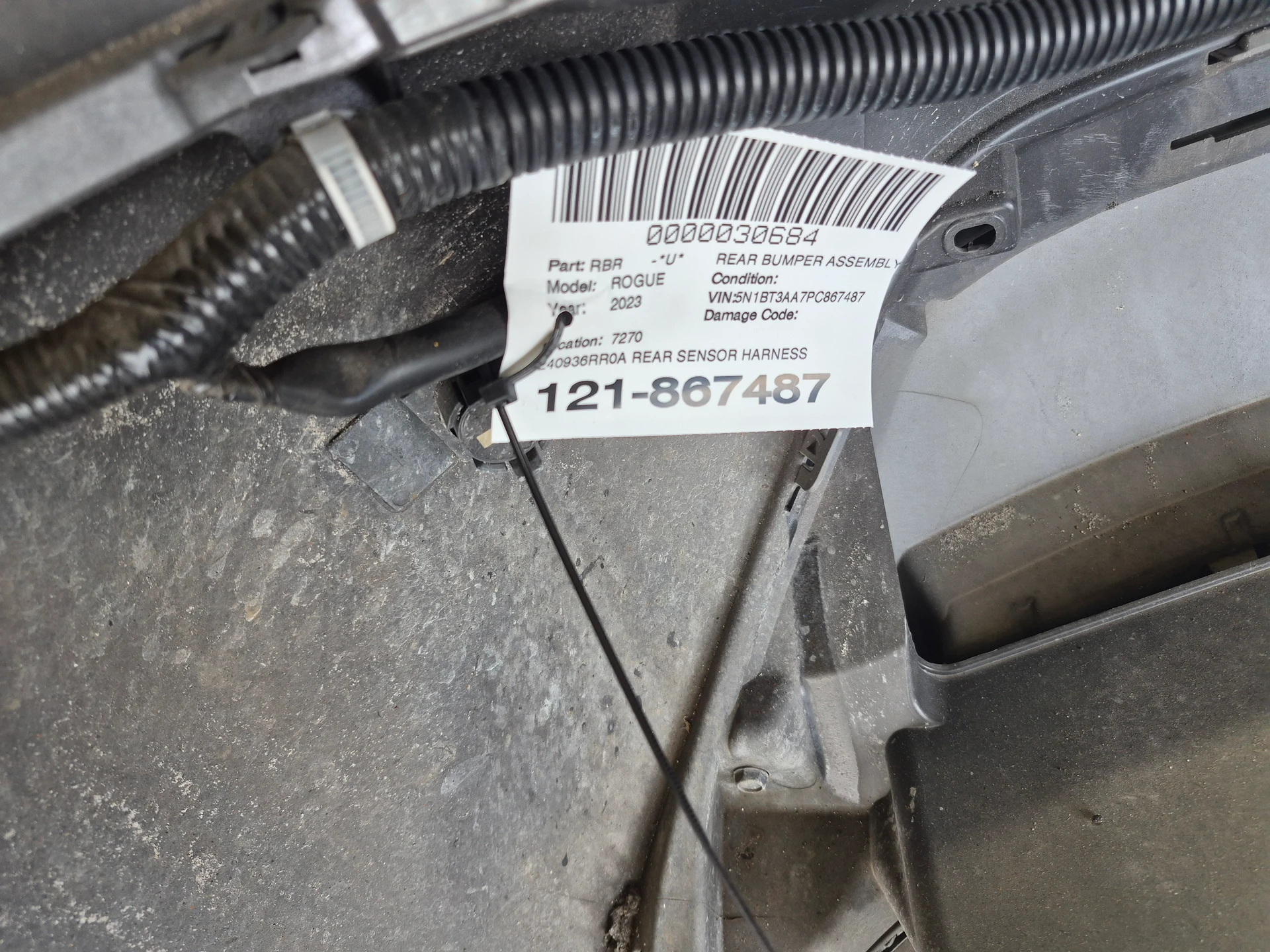 Rear Sensor Harness · 2