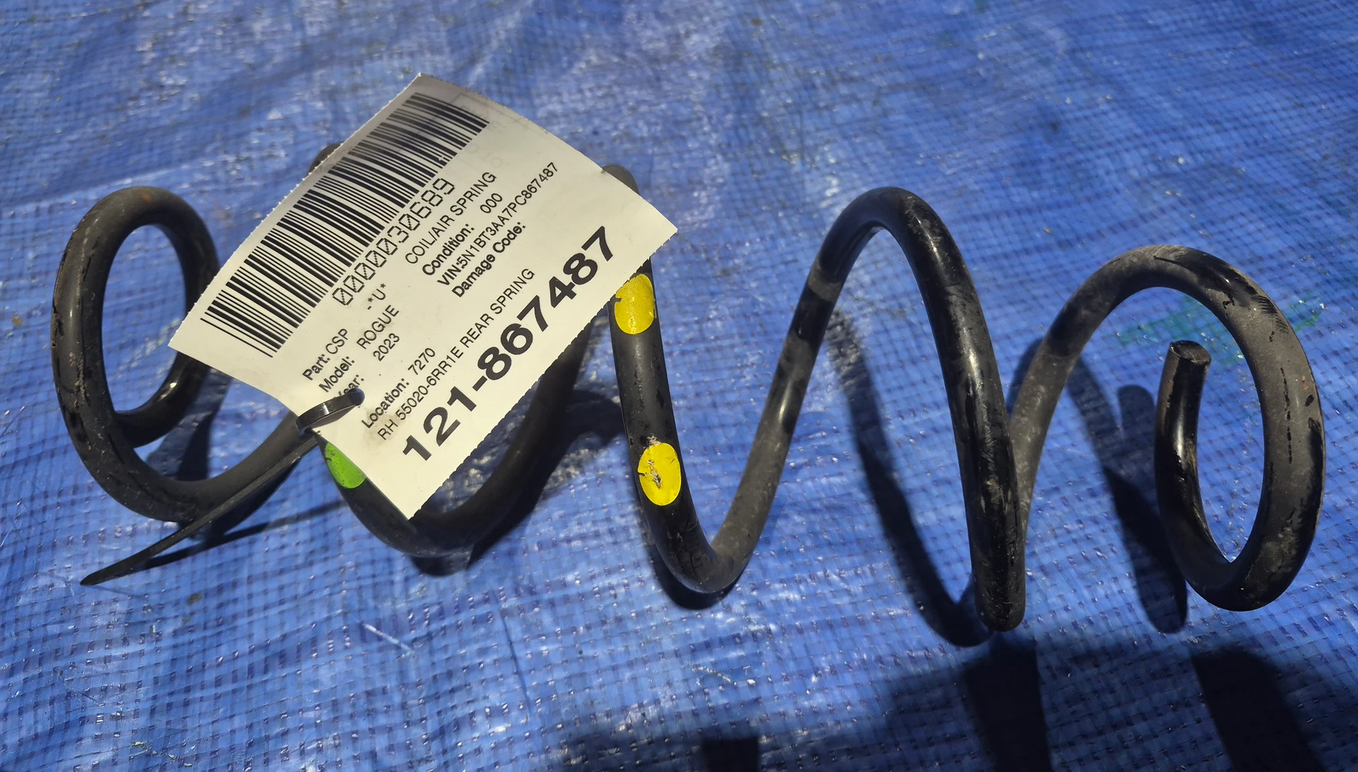 Rh Rear Spring · 1