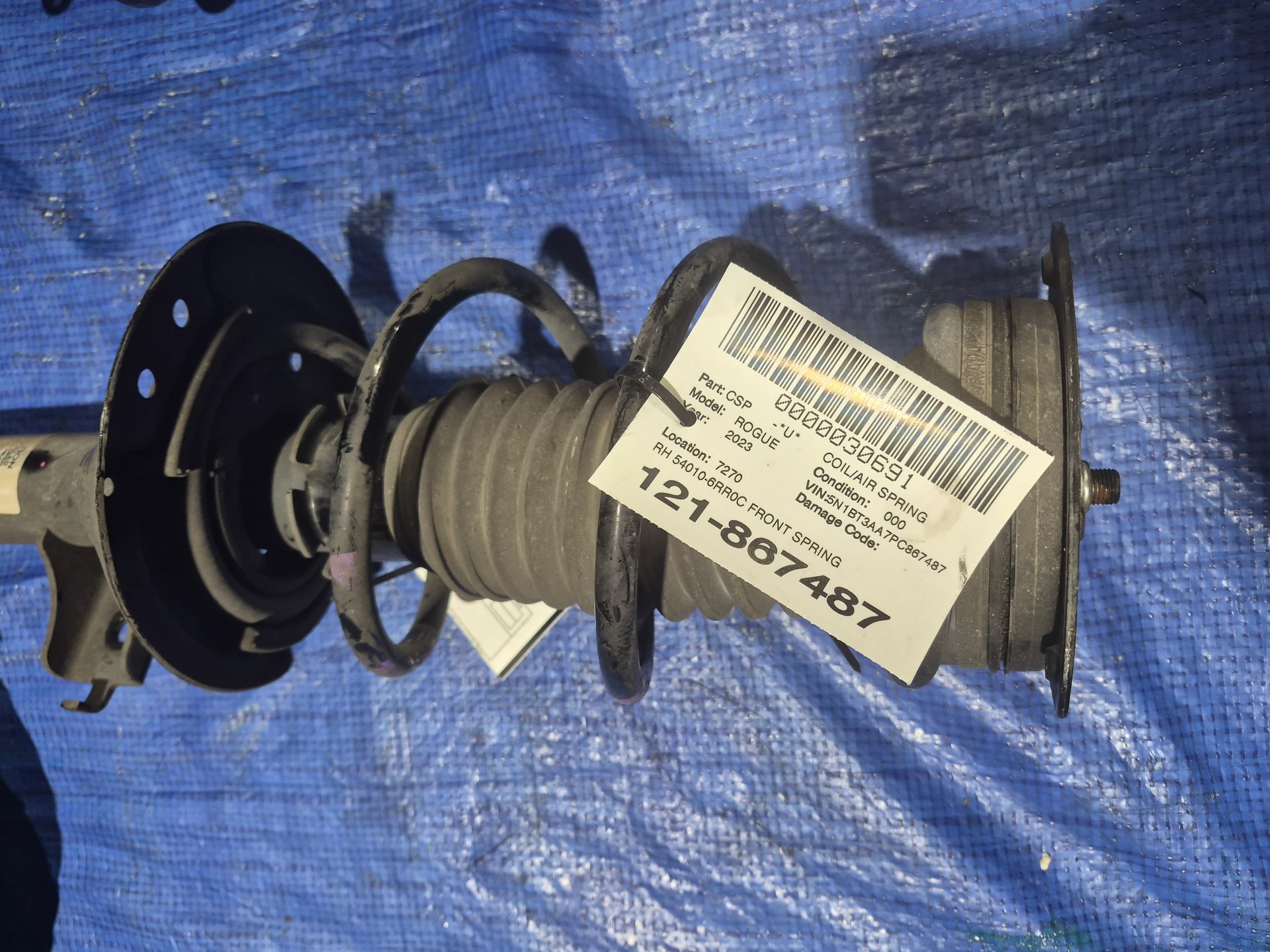 Rh Front Spring · 1