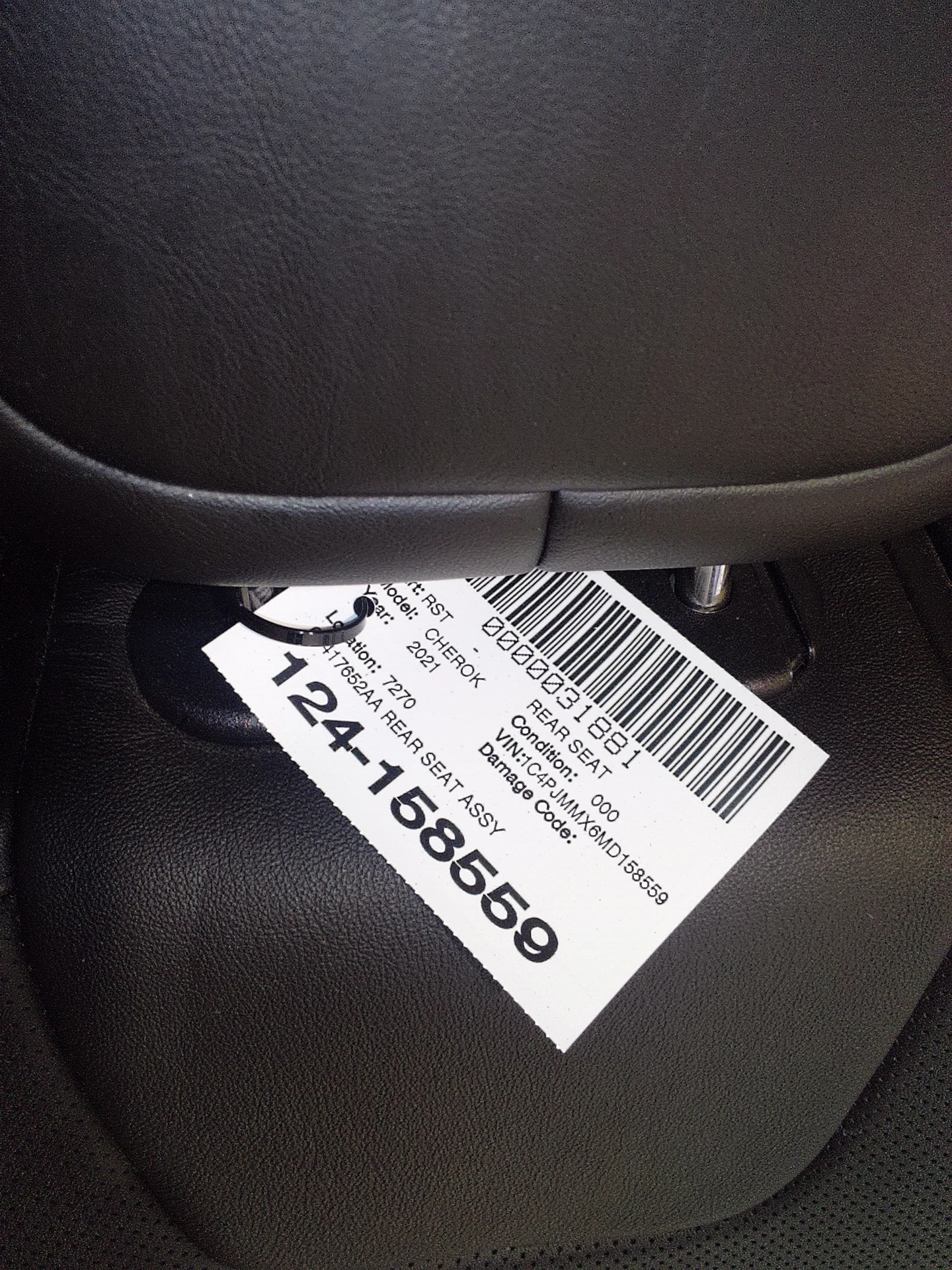 Rear Seat Assy · 2
