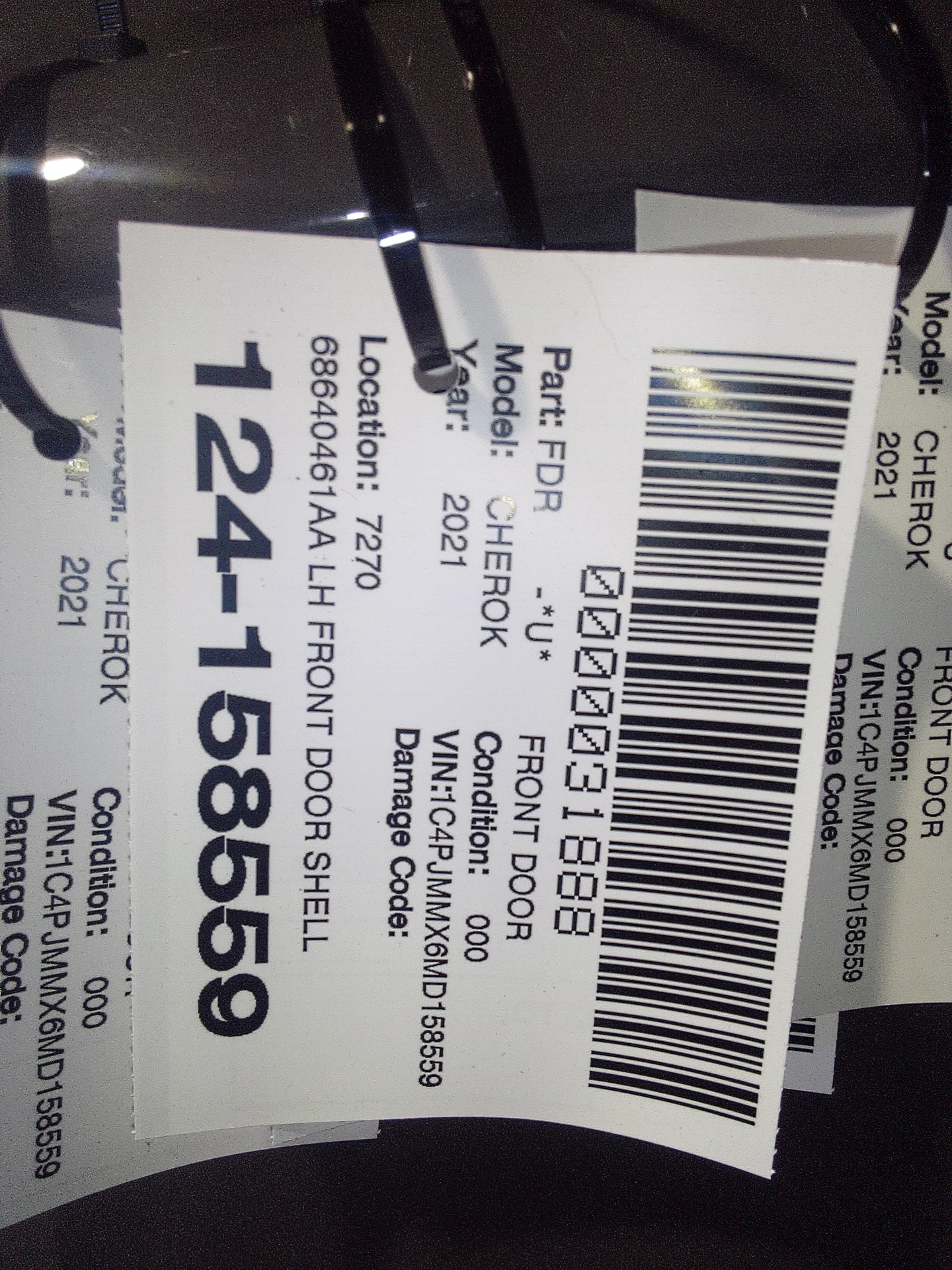 Lh Front Door Shell · 2