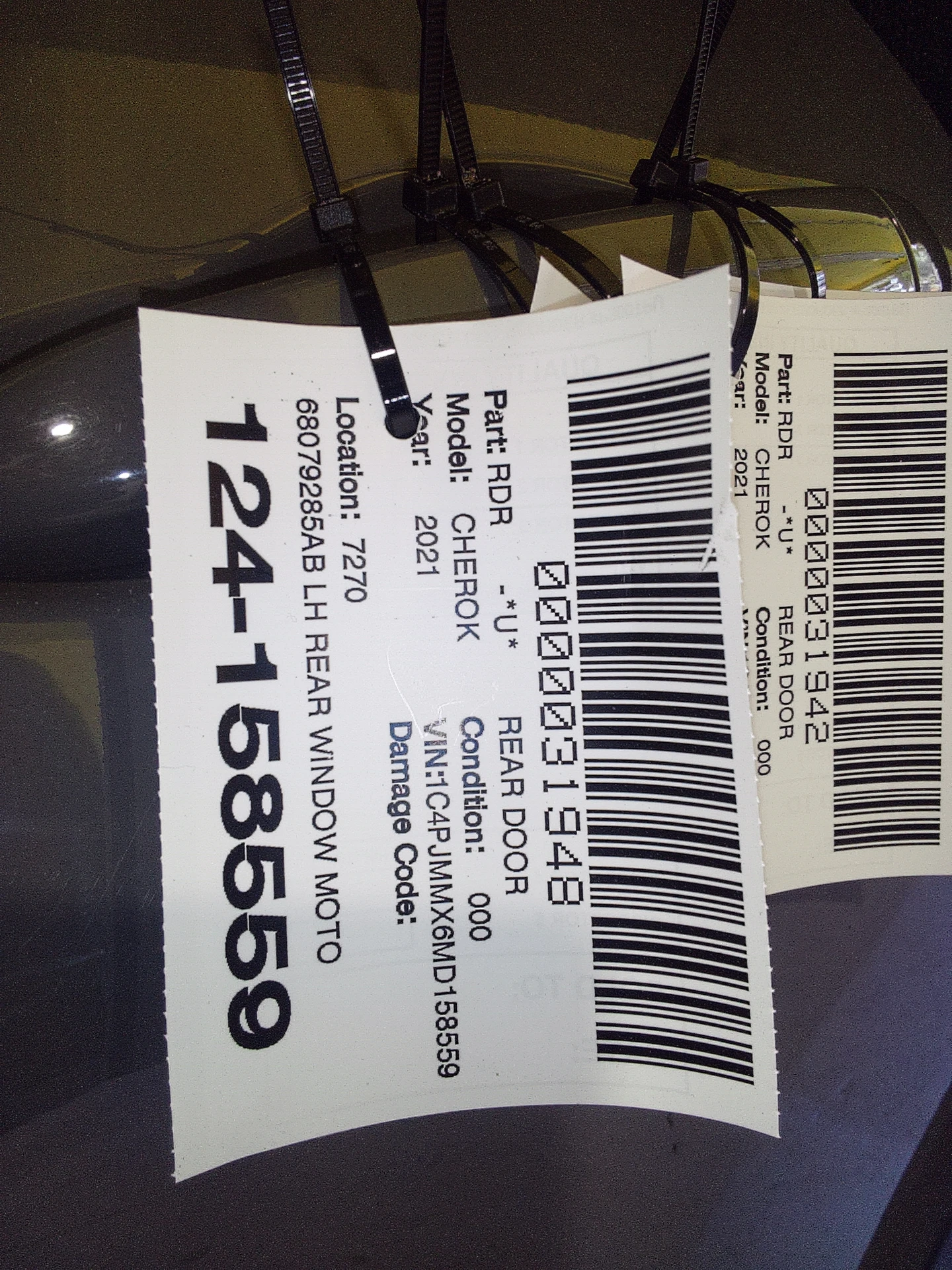 Lh Rear Window Motor · 2