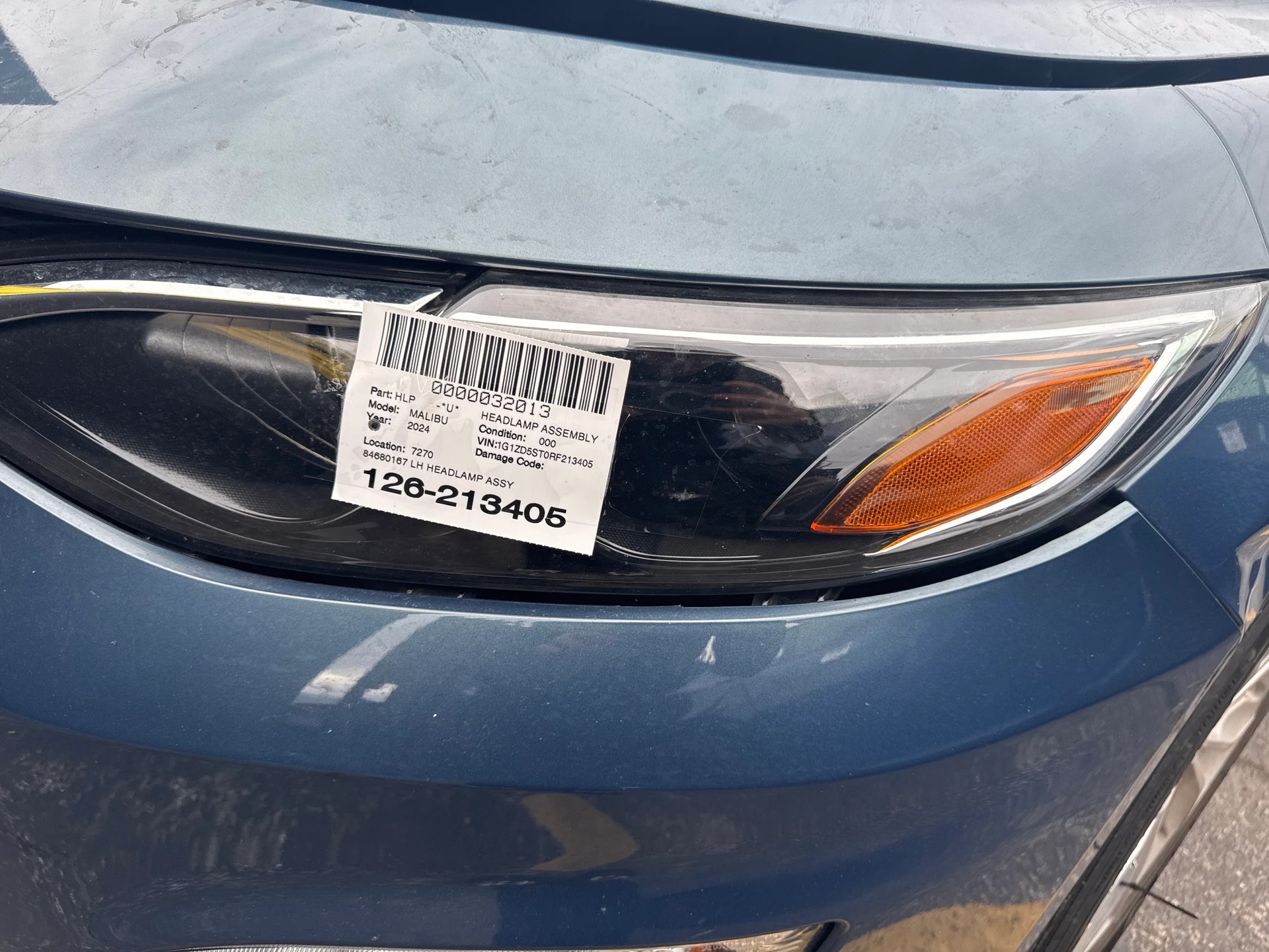 Lh Headlamp Assy · 1
