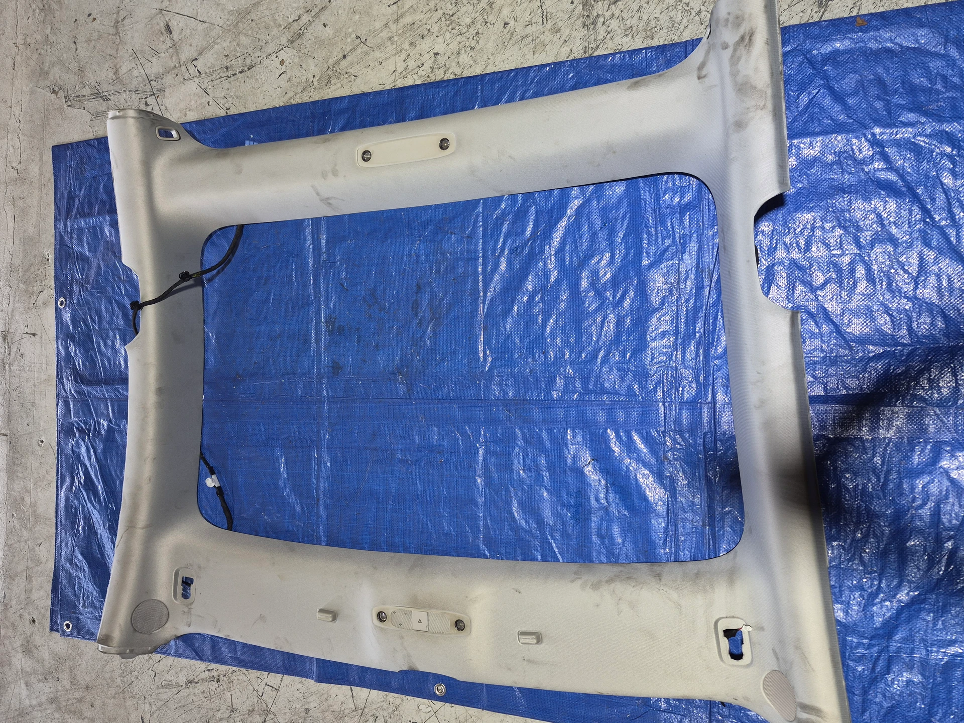 Front Headliner Assembly - Premium - Fix Glass Roof - Providence Grey · 2