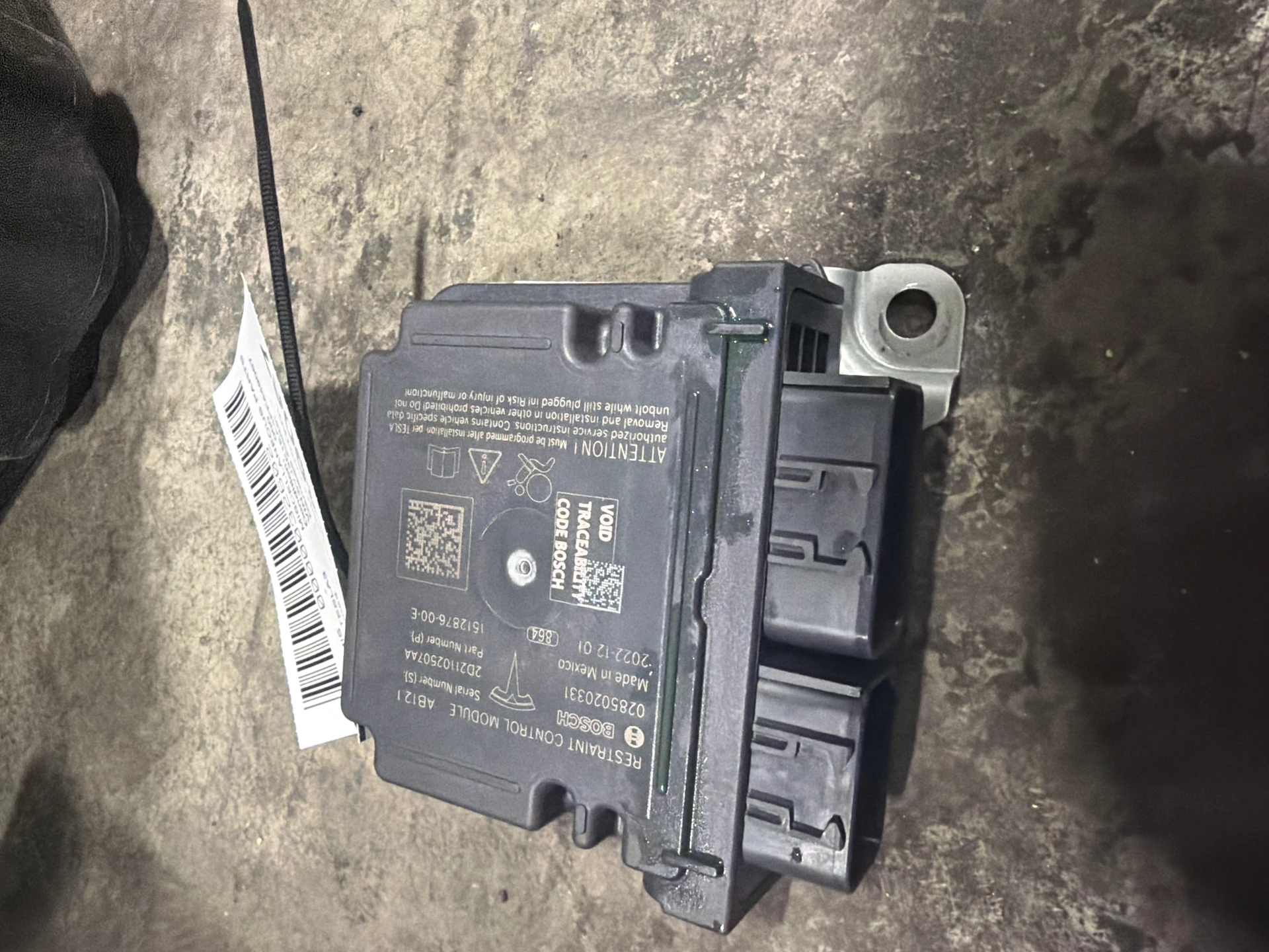 Restraint Control Module · 1