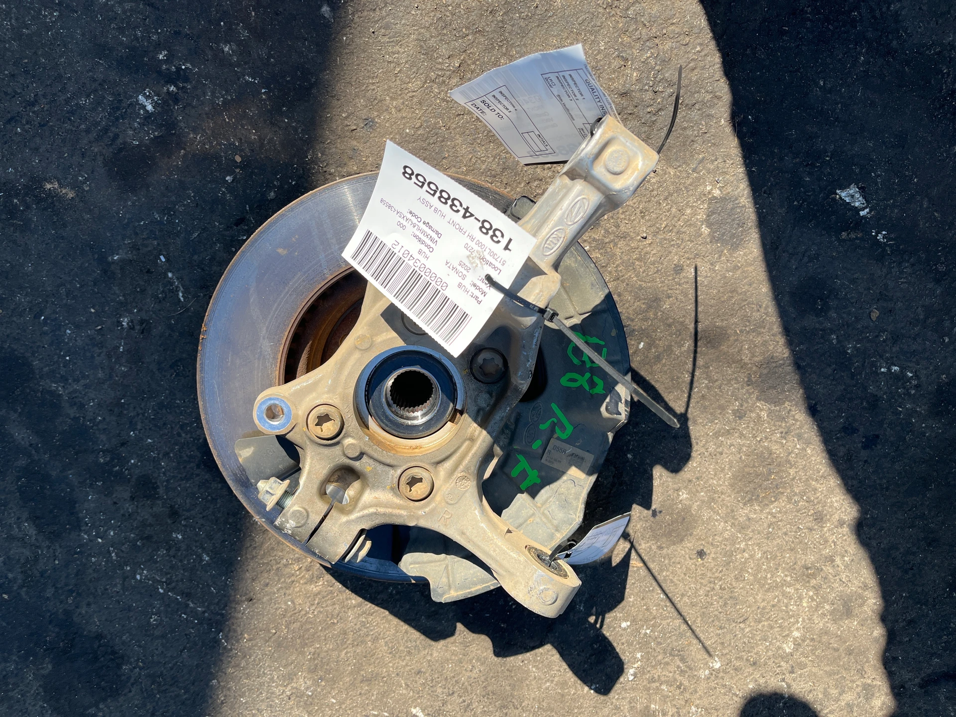 Rh Front Hub Assy · 1