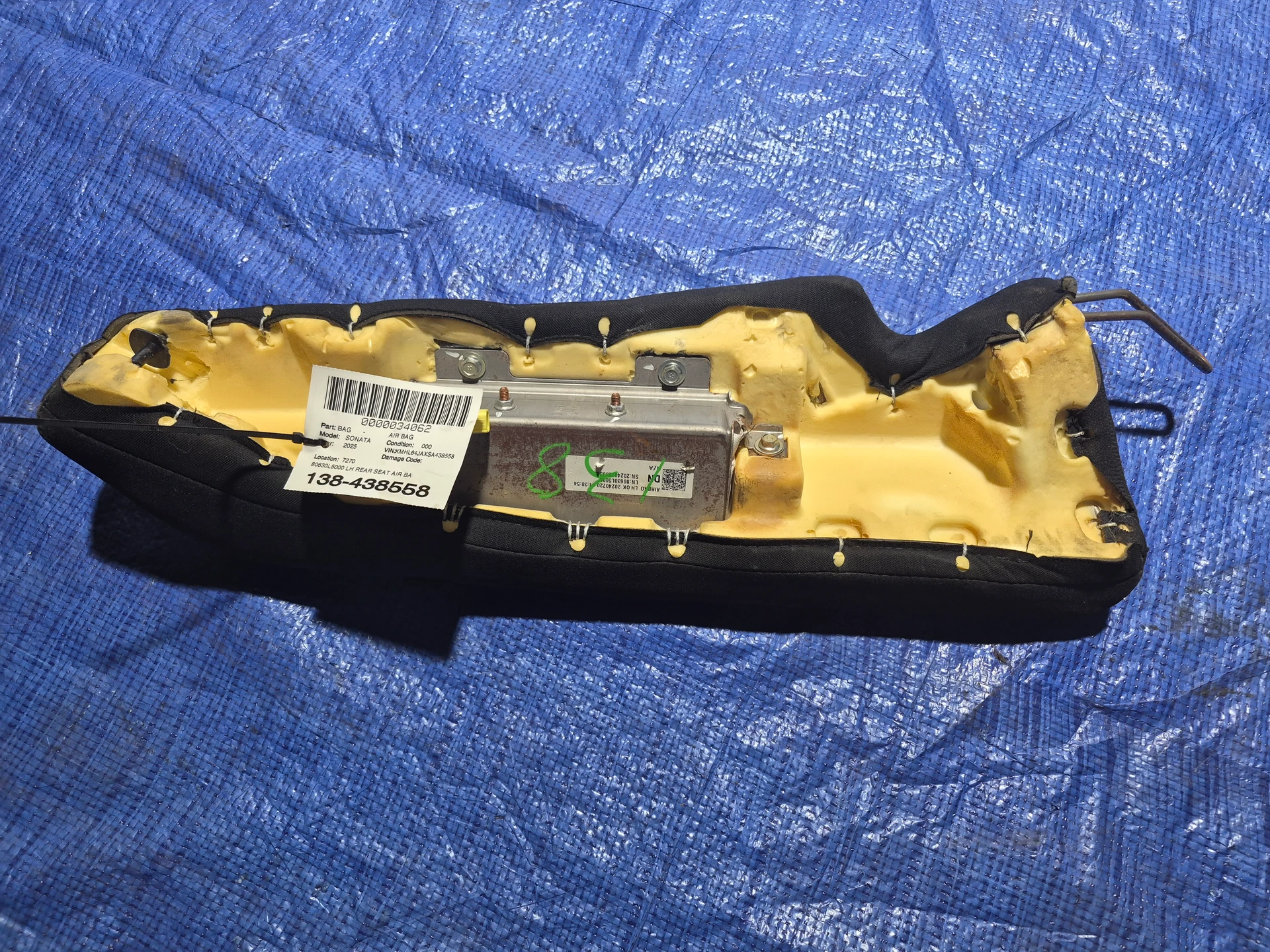 Lh Rear Seat Air Bag · 1