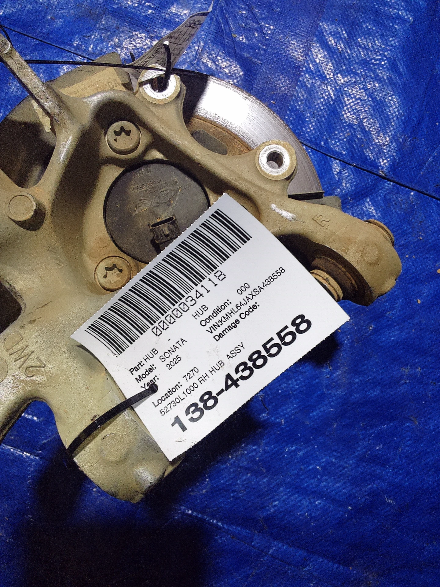 Rh Hub Assy · 2
