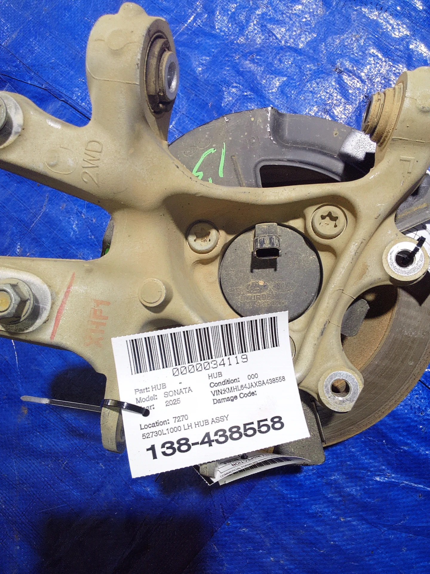 Lh Hub Assy · 1