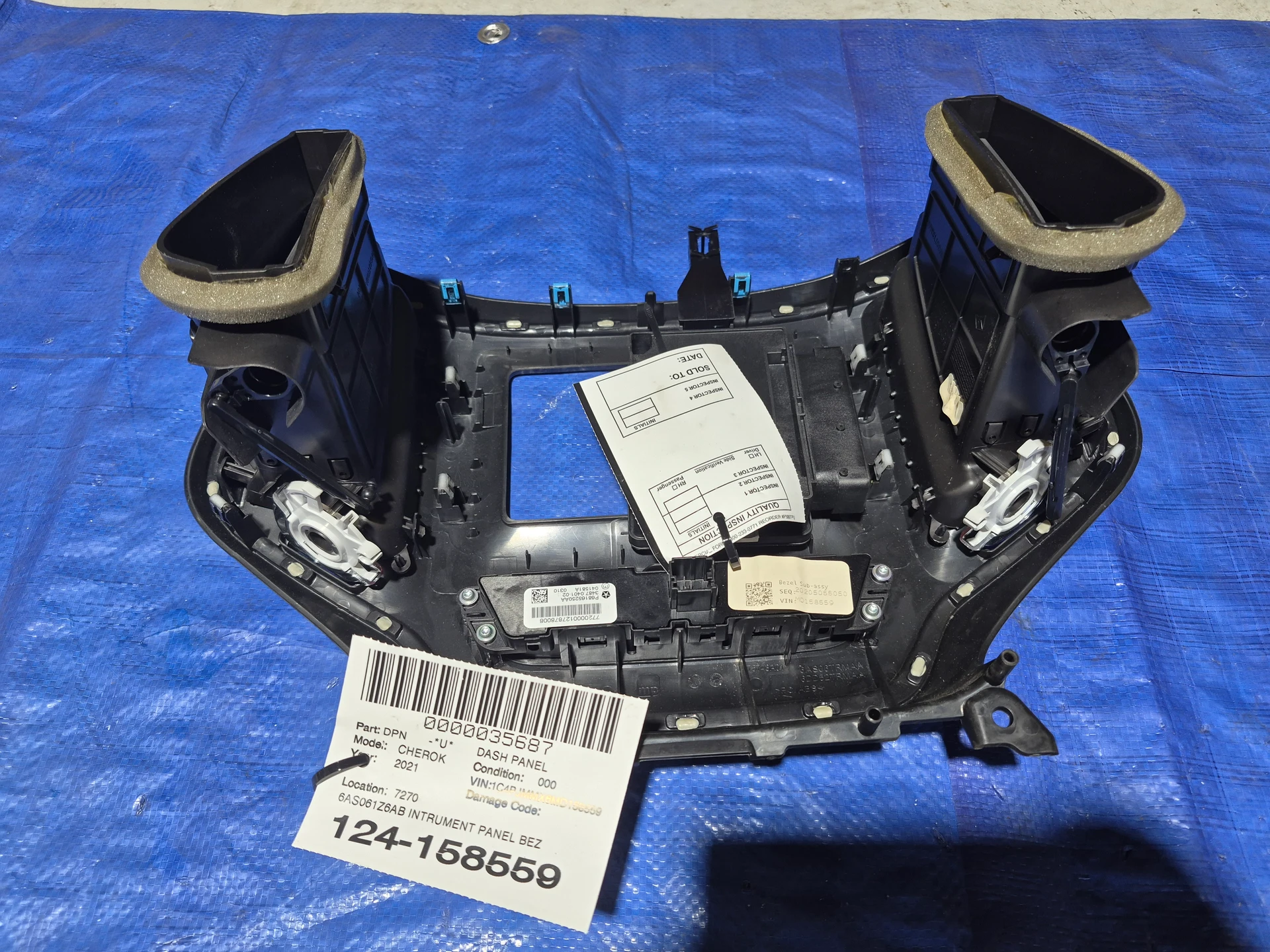 Intrument Panel Bezel · 2