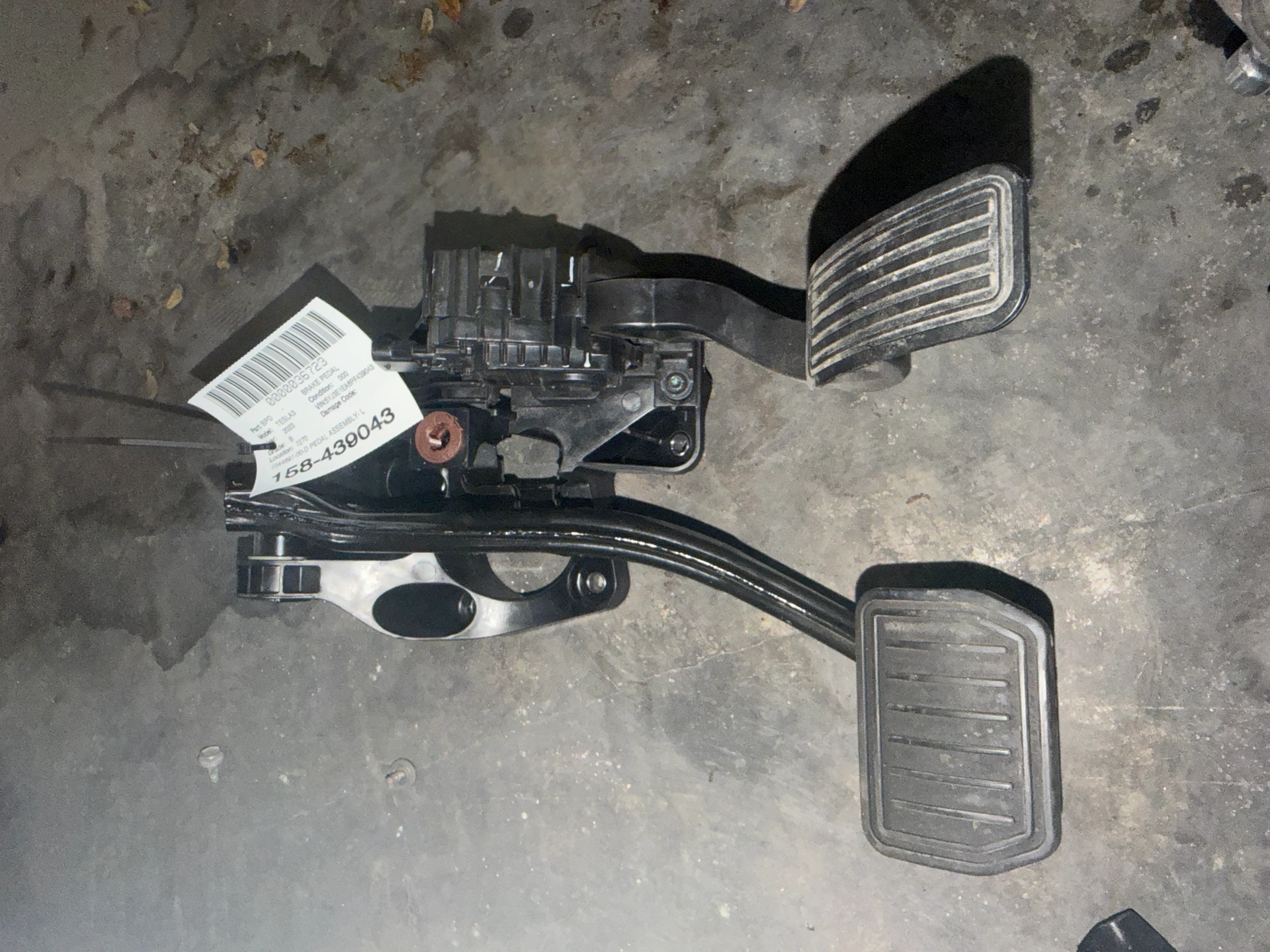 Pedal Assembly- Left Hand Drive- Base · 1