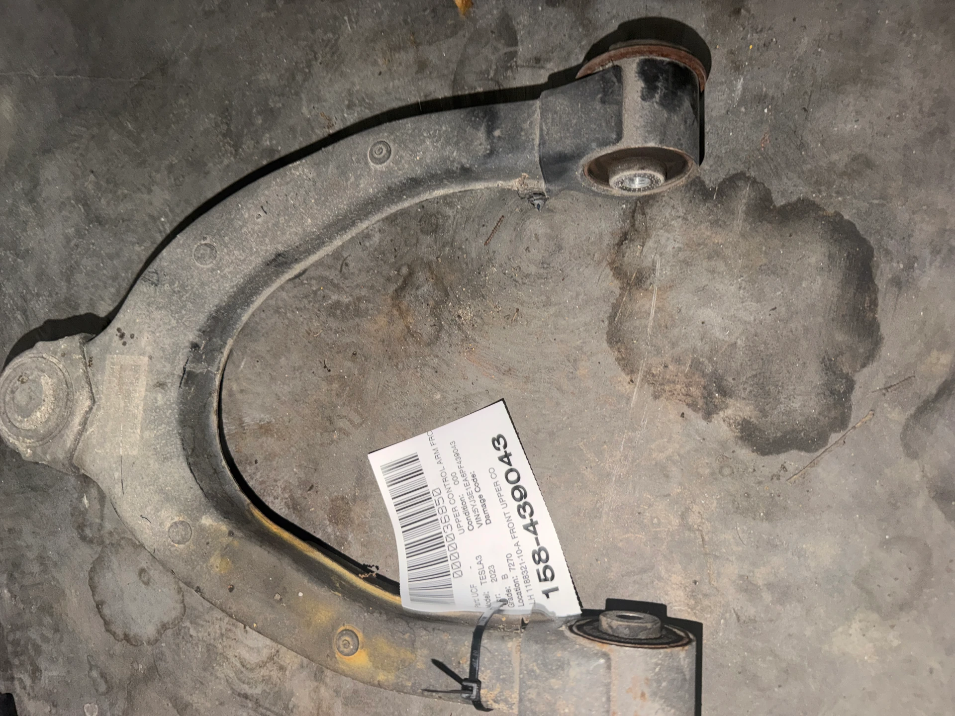 Lh Front Upper Control Arm Assembly - Left Hand · 1