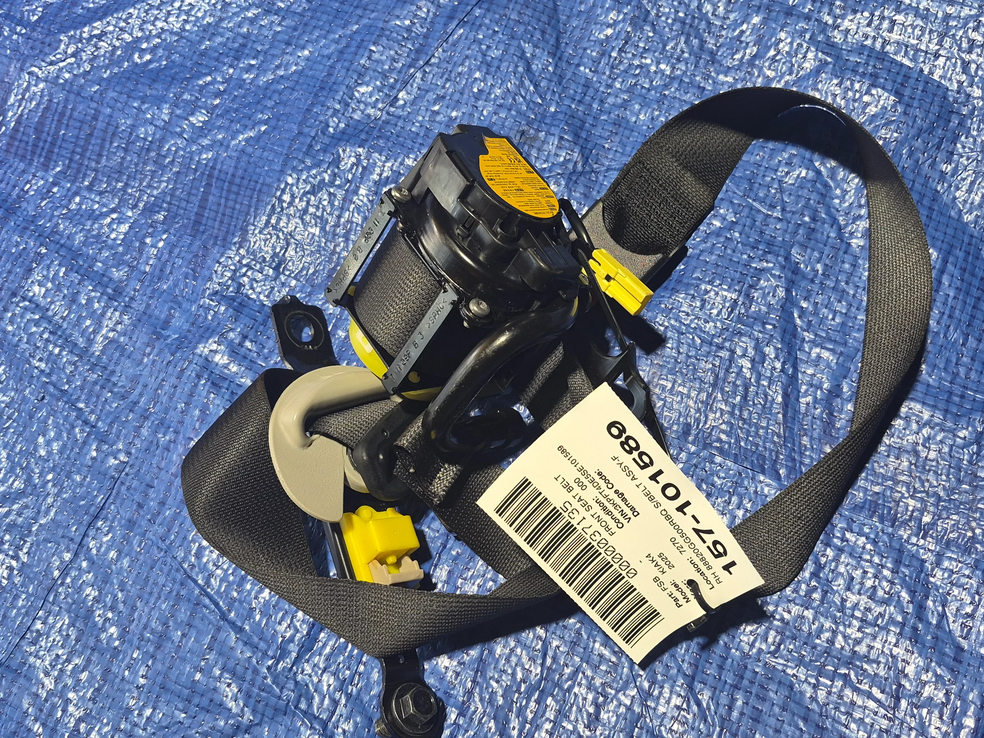 Rh S/belt Assy-fr · 1